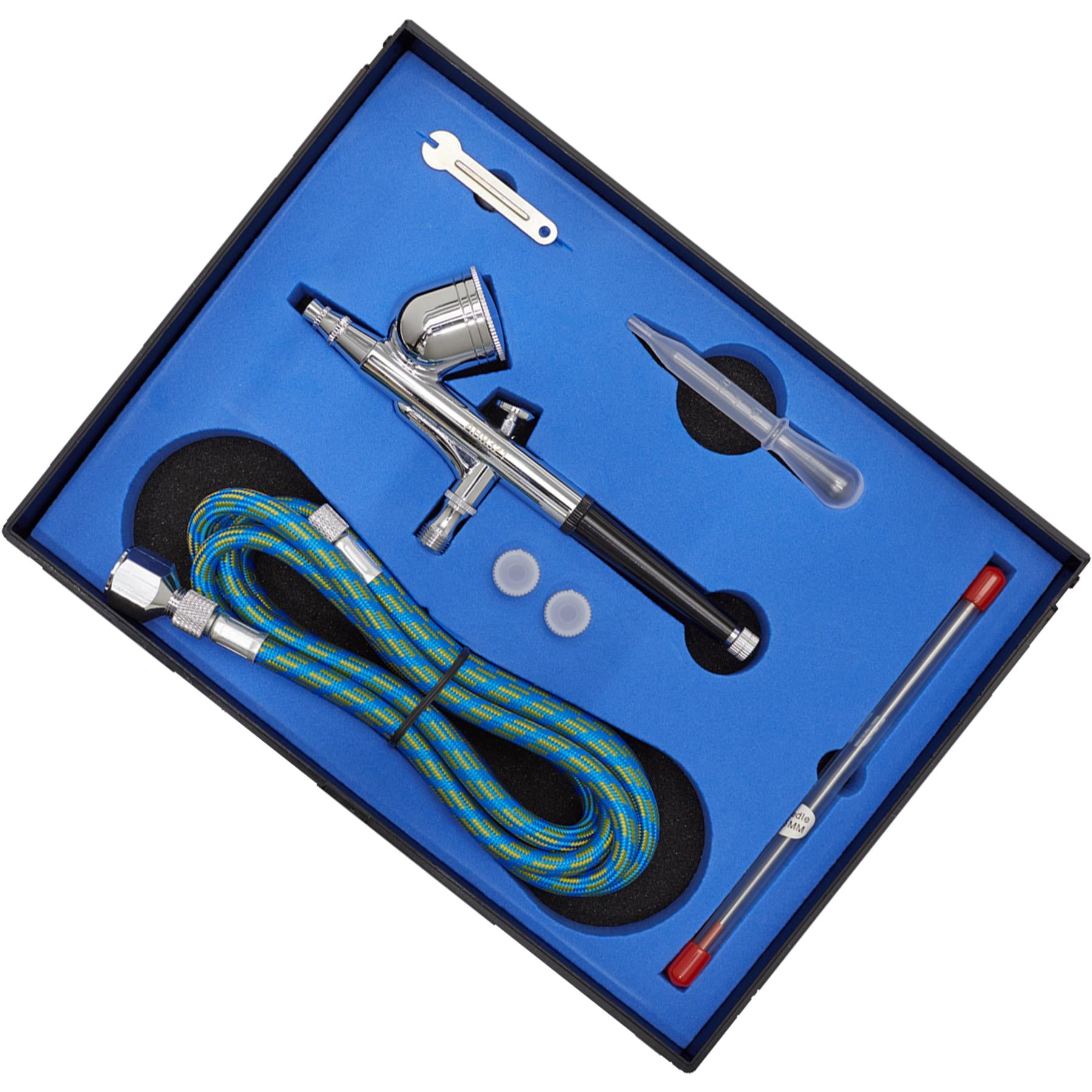 Sealey Air Brush Kit Double-Action Metal Body Construction Gravity Feed