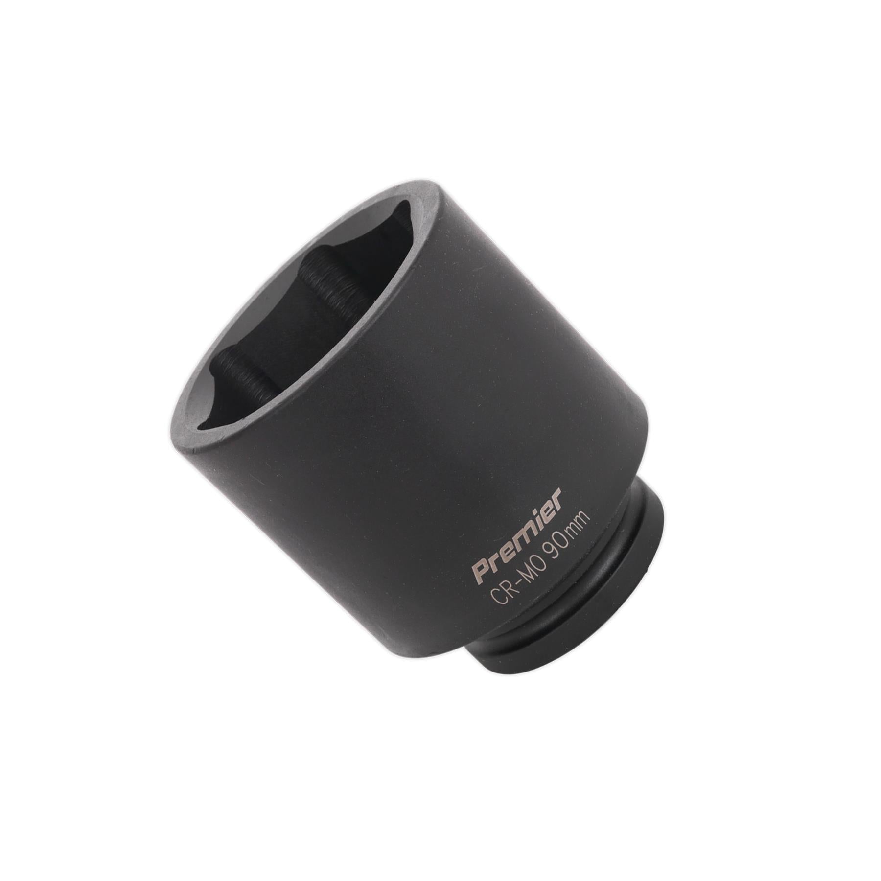 Sealey Impact Socket 90mm Deep 1"Sq Drive Chrome Molybdenum Lifetime Guarantee