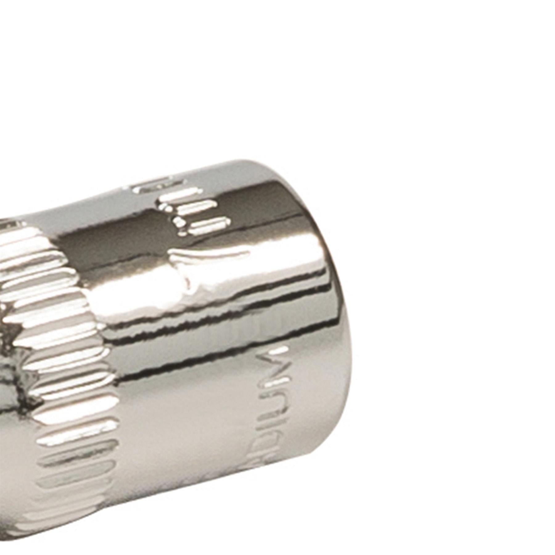 Quality Socket 1/4" Drive Metric Hex Square 7mm Individual Hex Polished Crv
