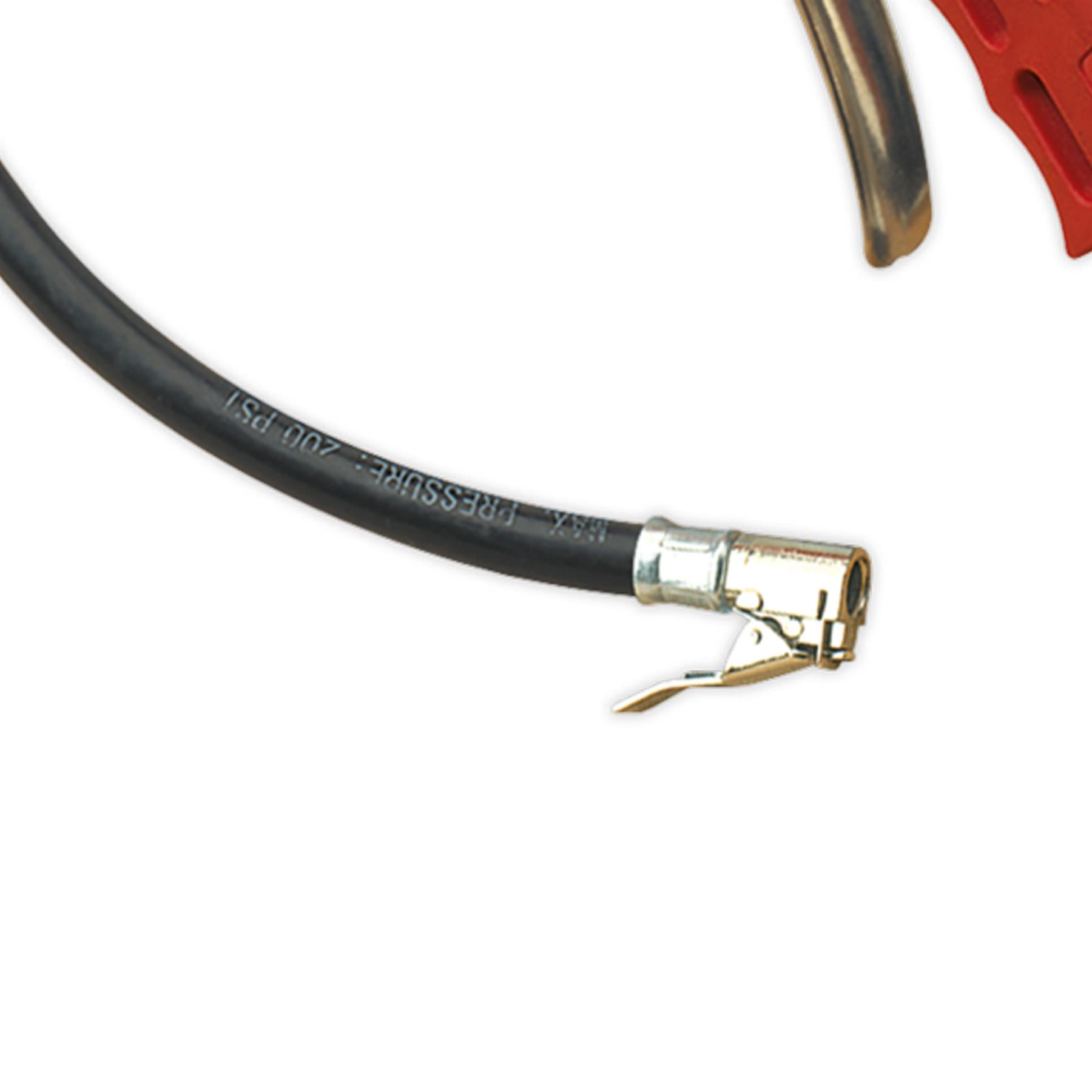 Sealey Tyre Inflator with Clip-On Connector