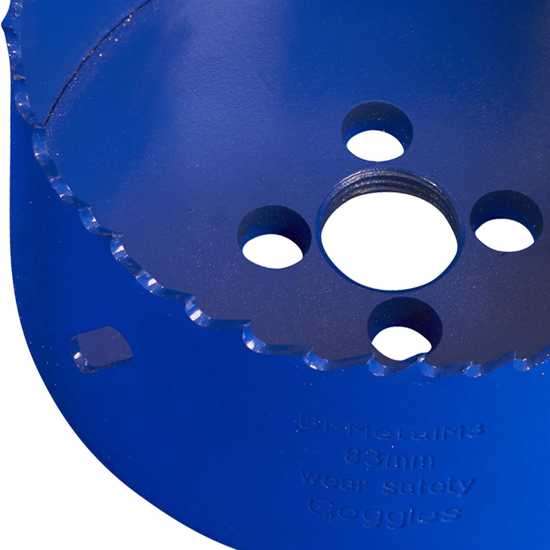 HSS Hole Saw Blade Metal M3 steel with milled teeth 83mm Sealey
