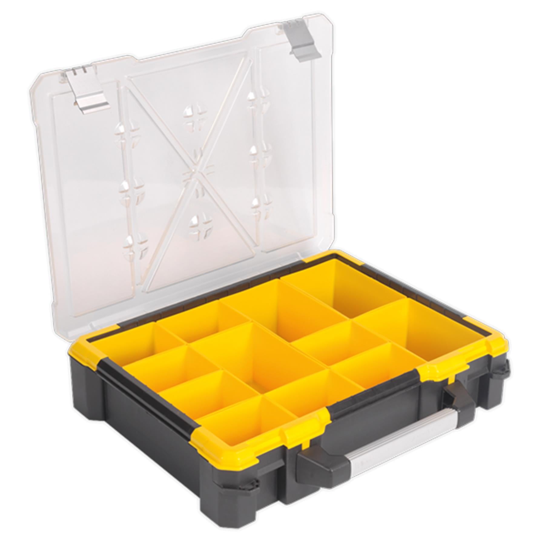 Sealey Parts Storage Case with 12 Removable Compartments