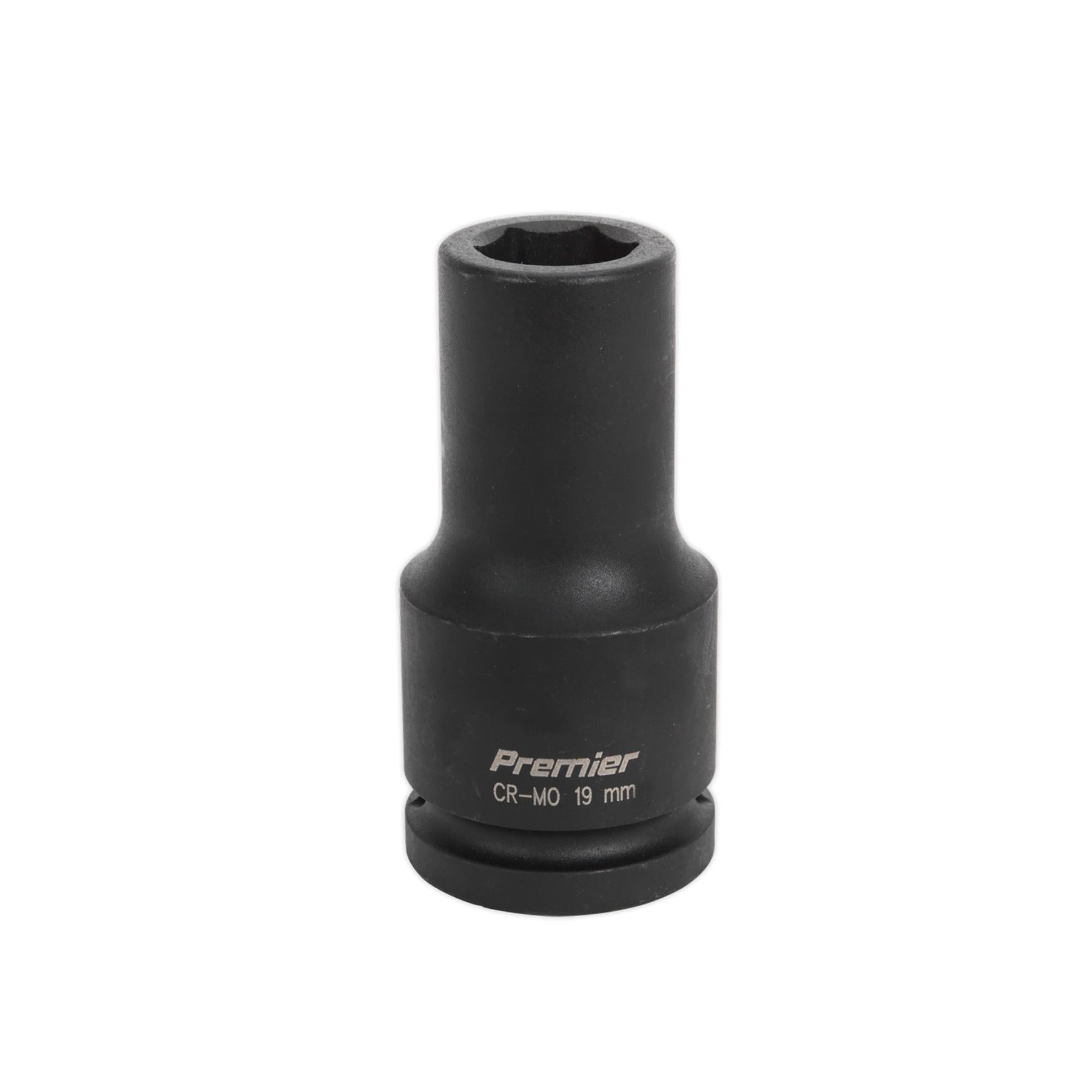 Sealey Impact Socket 19mm Deep 3/4"Sq Drive