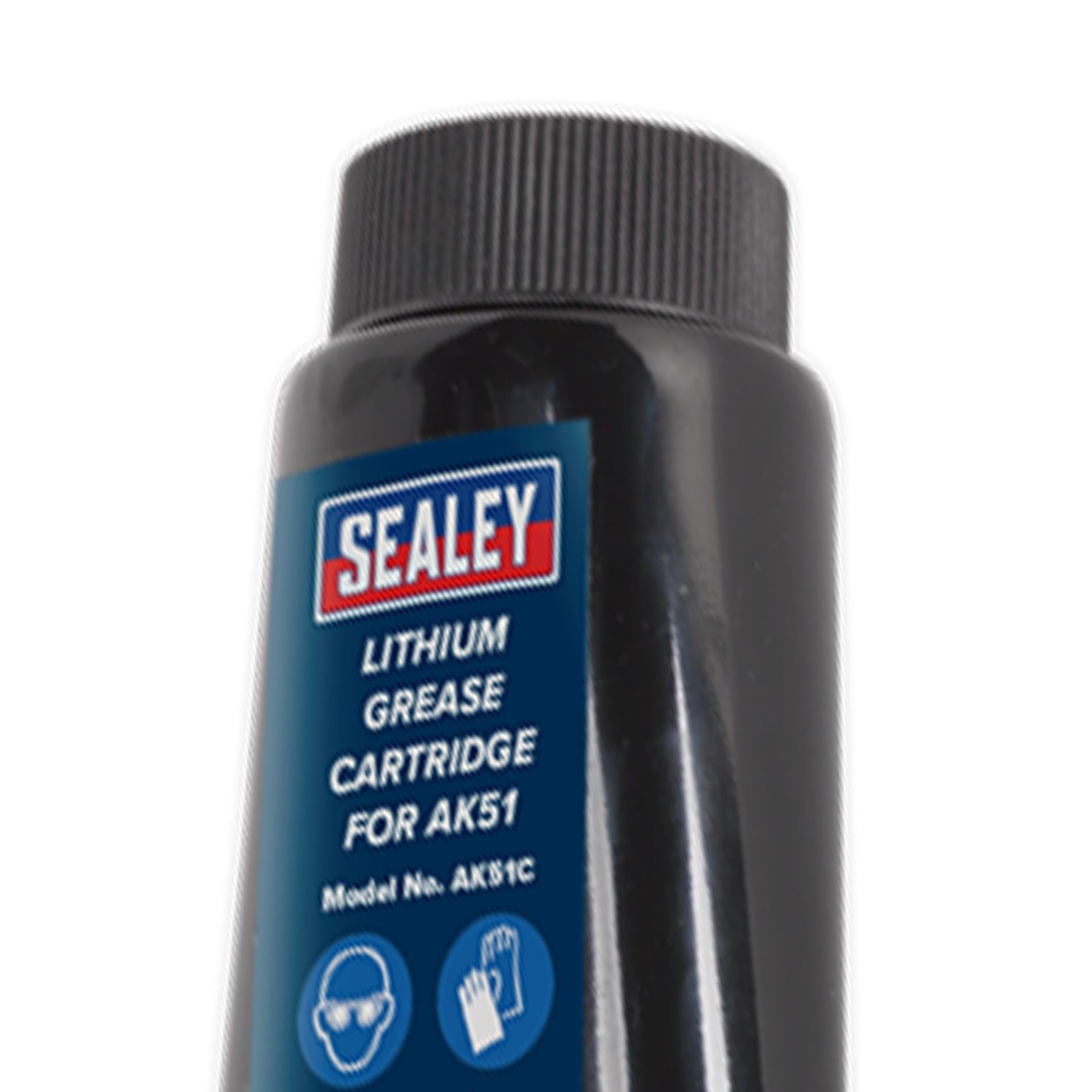 Sealey Lithium Grease Catridge 100g For AK51 Mini Grease Applicator AK51C