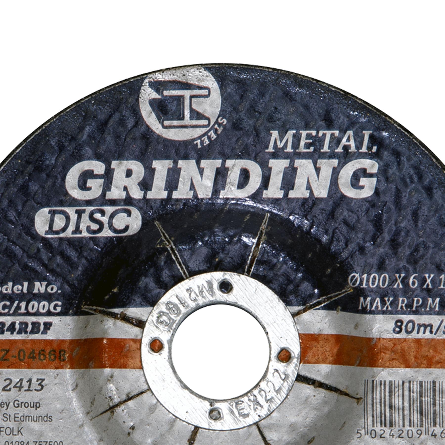 Sealey Grinding Disc 100 x 6mm 16mm Bore PTC/100G