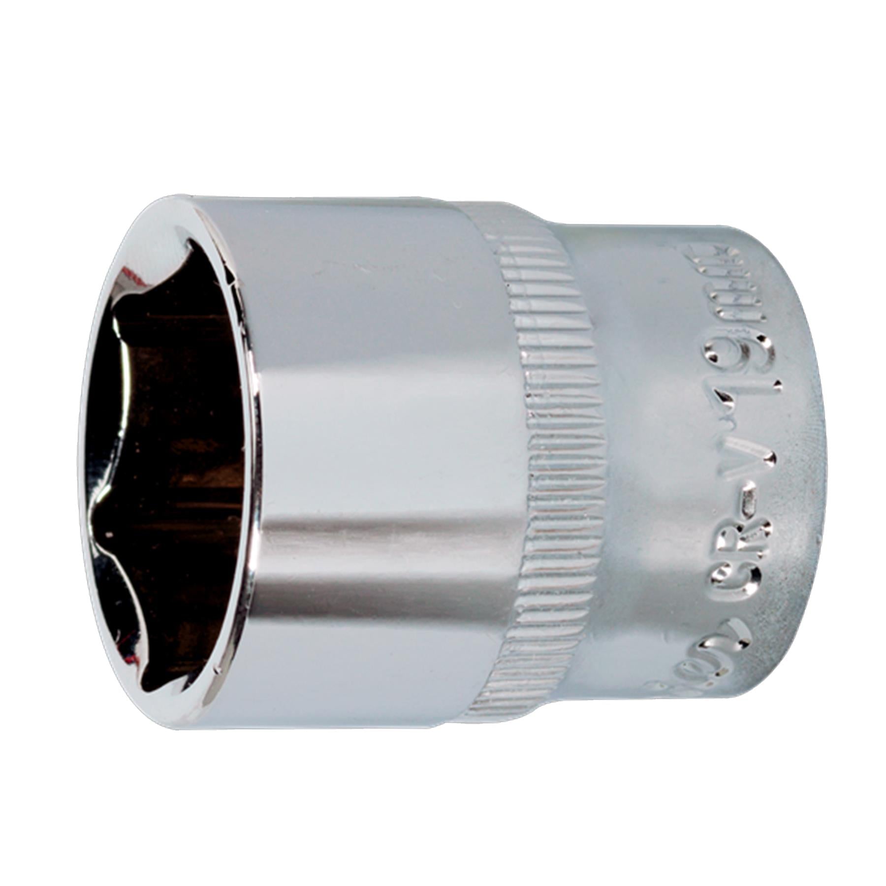 Sealey WallDrive Socket 19mm 3/8"Sq Drive Fully Polished