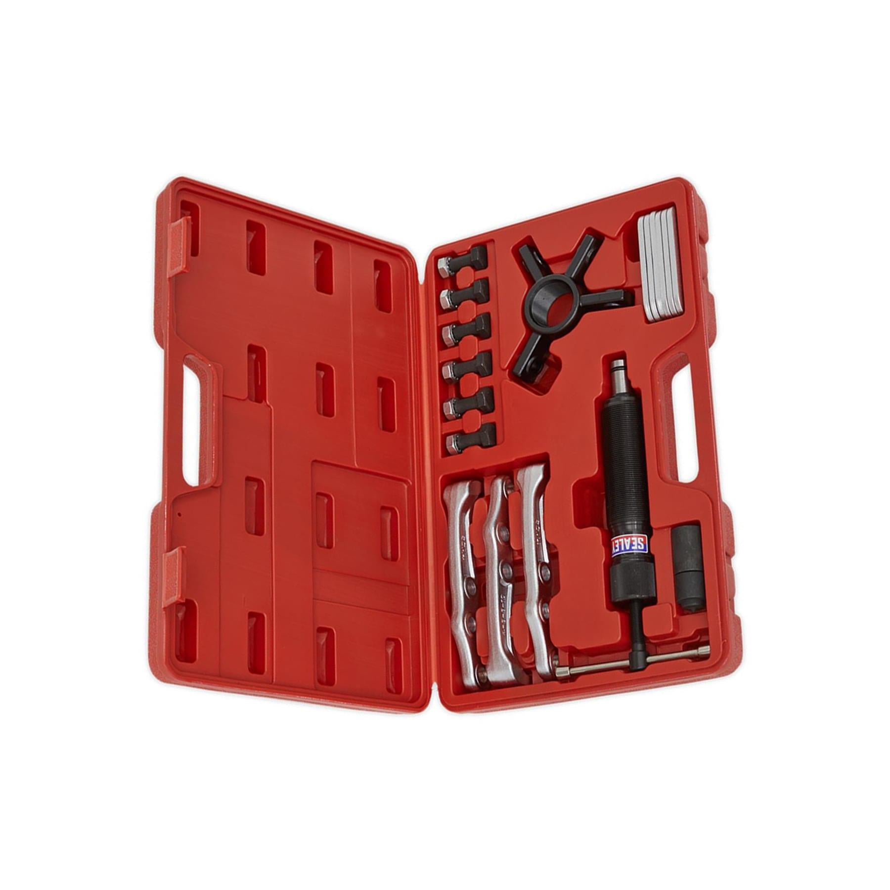Sealey Hydraulic Puller Set 19pc Suitable For Pulling Hubs Flanges Gears