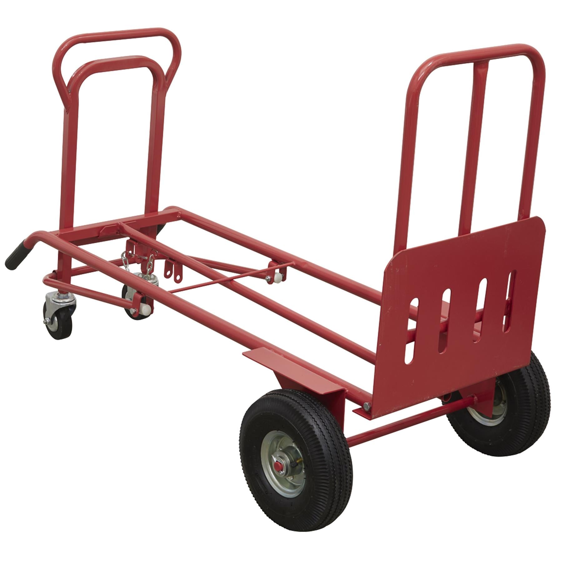 Sealey Sack Truck 3-in-1 with Pneumatic Tyres 250kg Capacity
