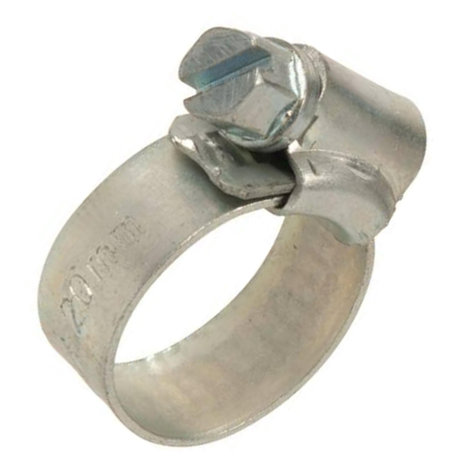 50 x Hose Clips Genuine Worm Drive Fuel Hose Clamps Clips 12 - 20mm