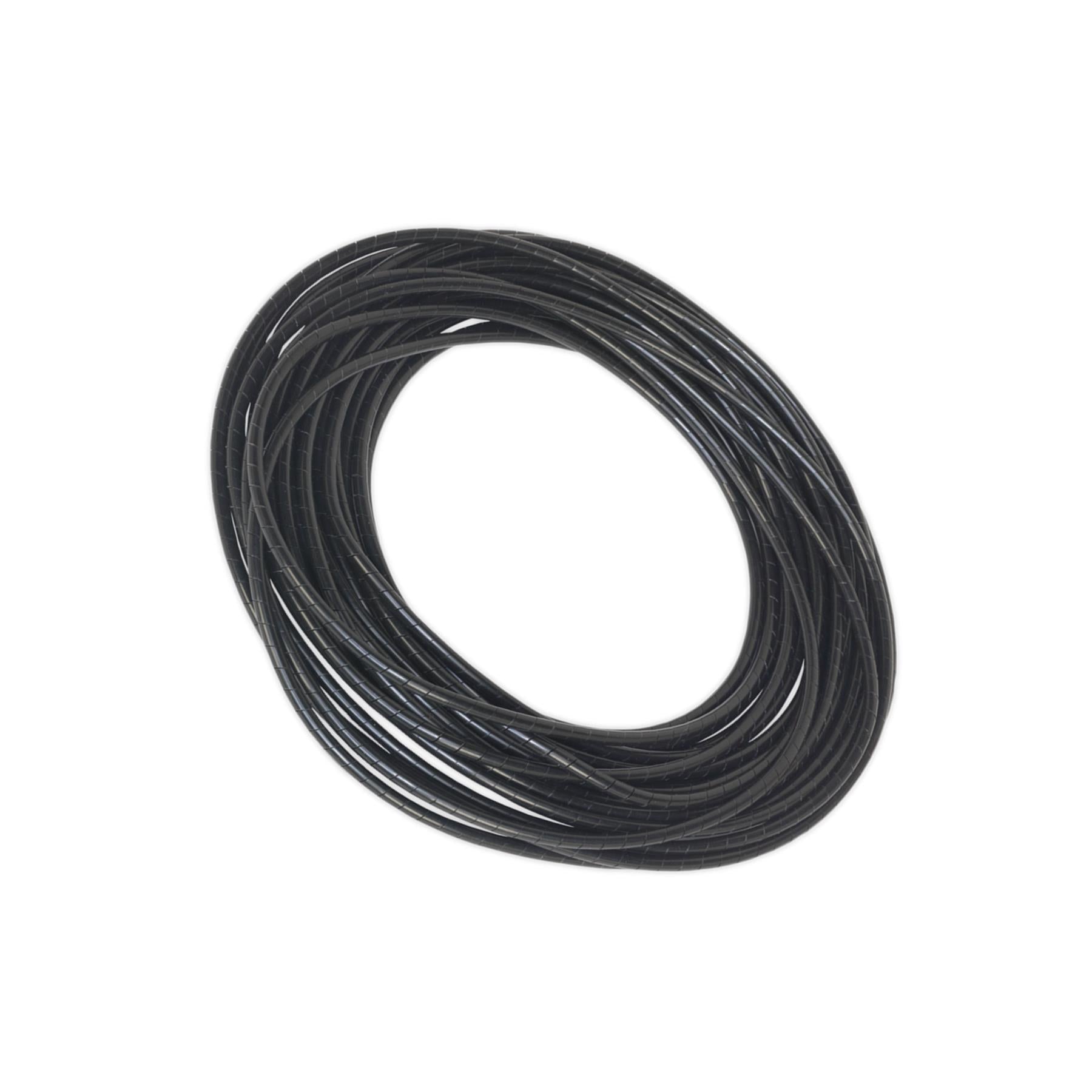 Sealey Spiral Wrap Cable Sleeving Ø4-8mm 10m