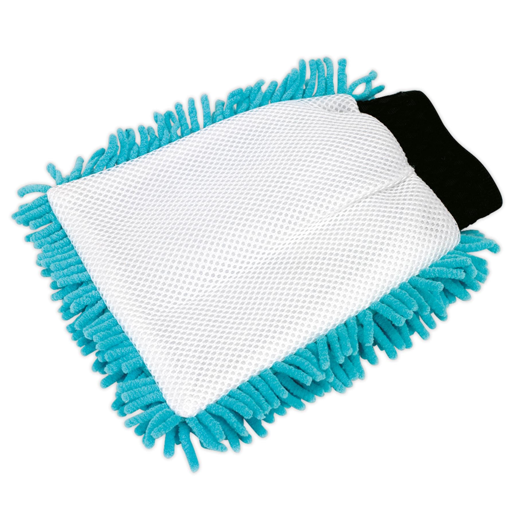 Sealey Shaggy Microfibre Mitt 2-in-1 General cleaning
