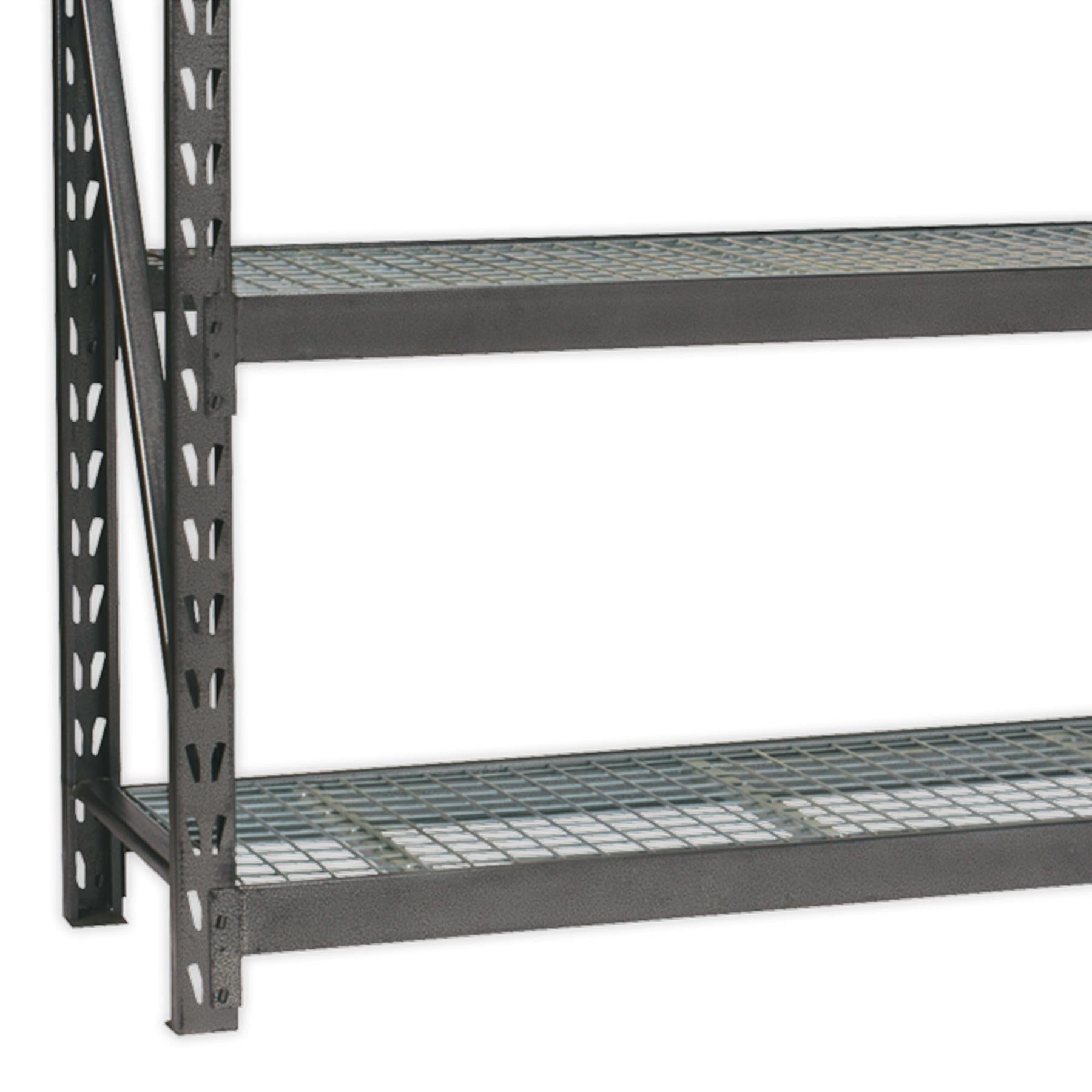 Sealey HD Racking Extension 4 Mesh Shelves 640kg Capacity/Level