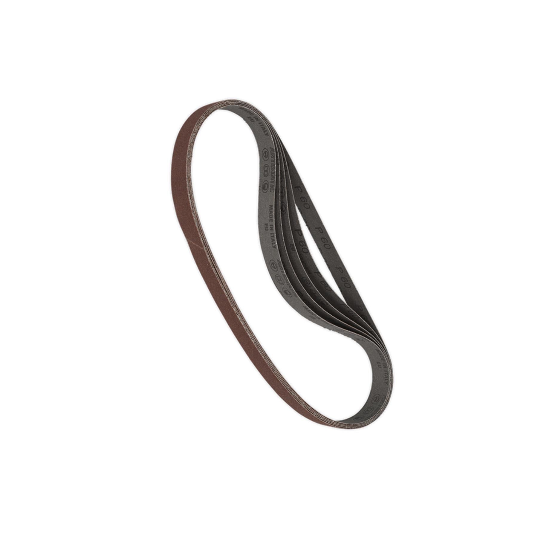 Sealey Sanding Belt 25 x 762mm 60Grit Pack of 5