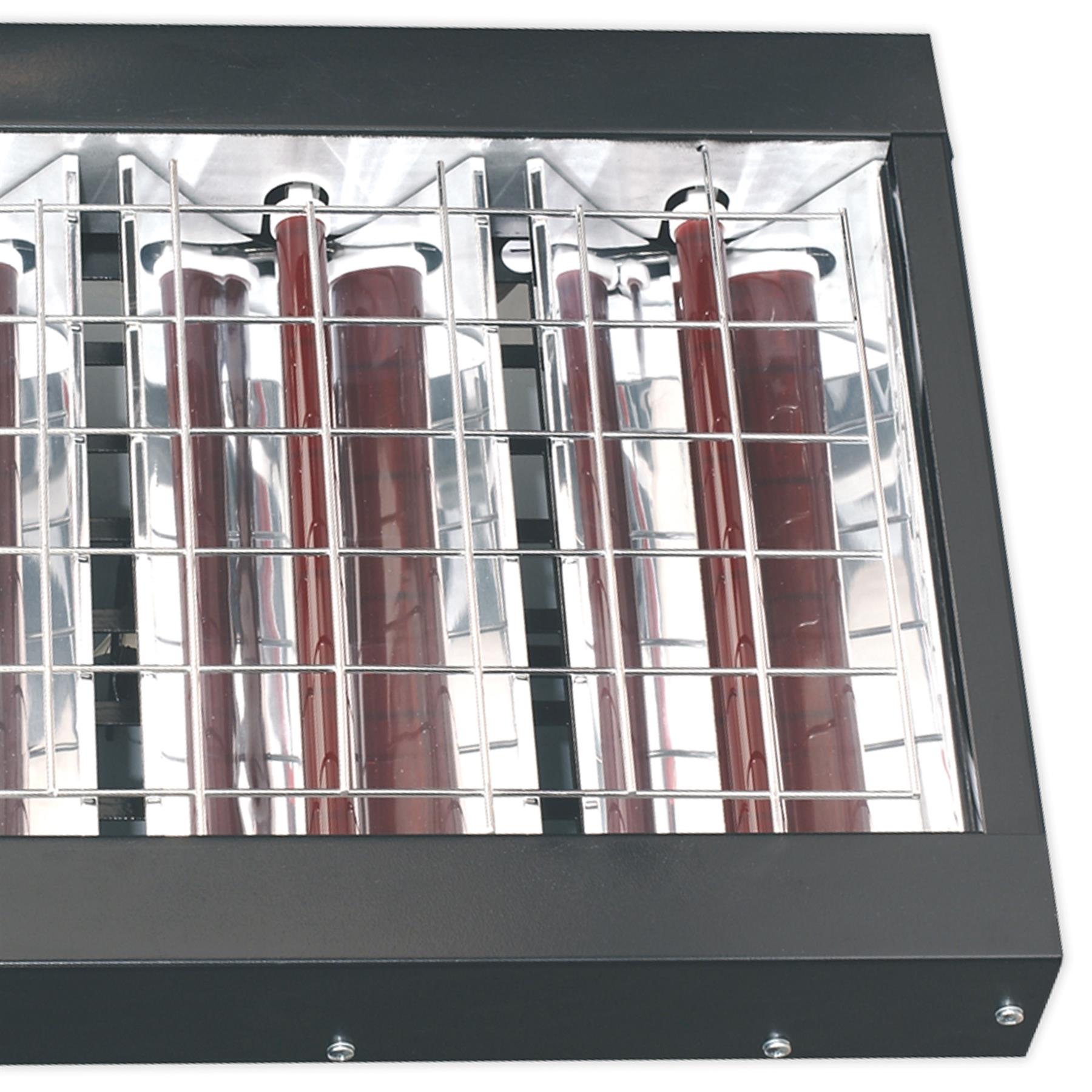 Sealey Infrared Quartz Heater - Wall Mounting 4500W/230V