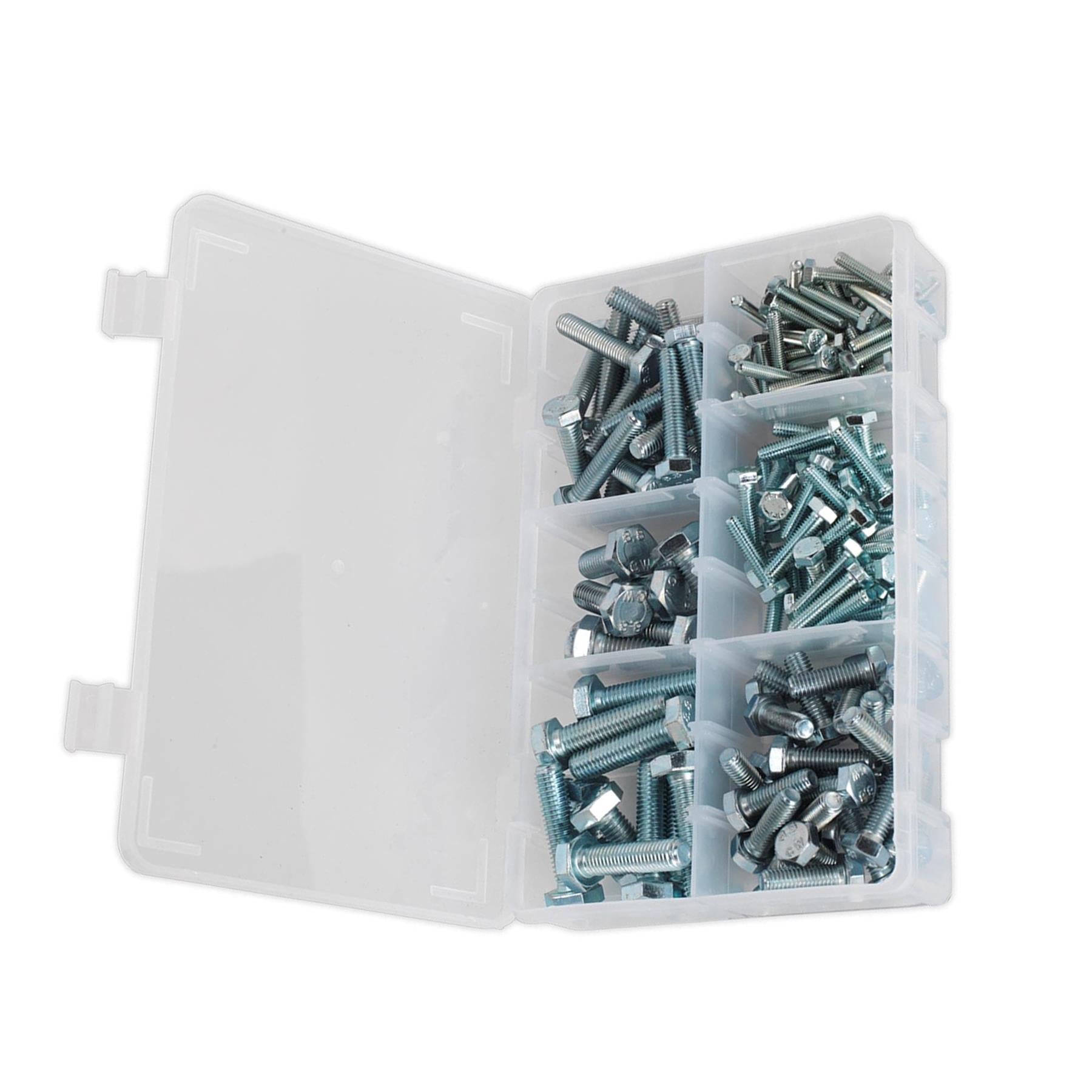 Sealey Steel Allen Setscrew Assortment 150pc Metric M5-M10 High Tensile