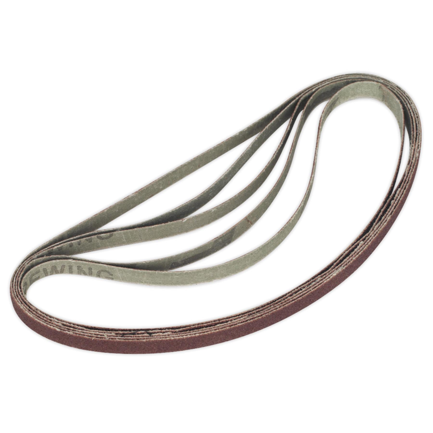 Sealey Sanding Belt 8 x 456mm 40Grit Sanding belts Pack of 5