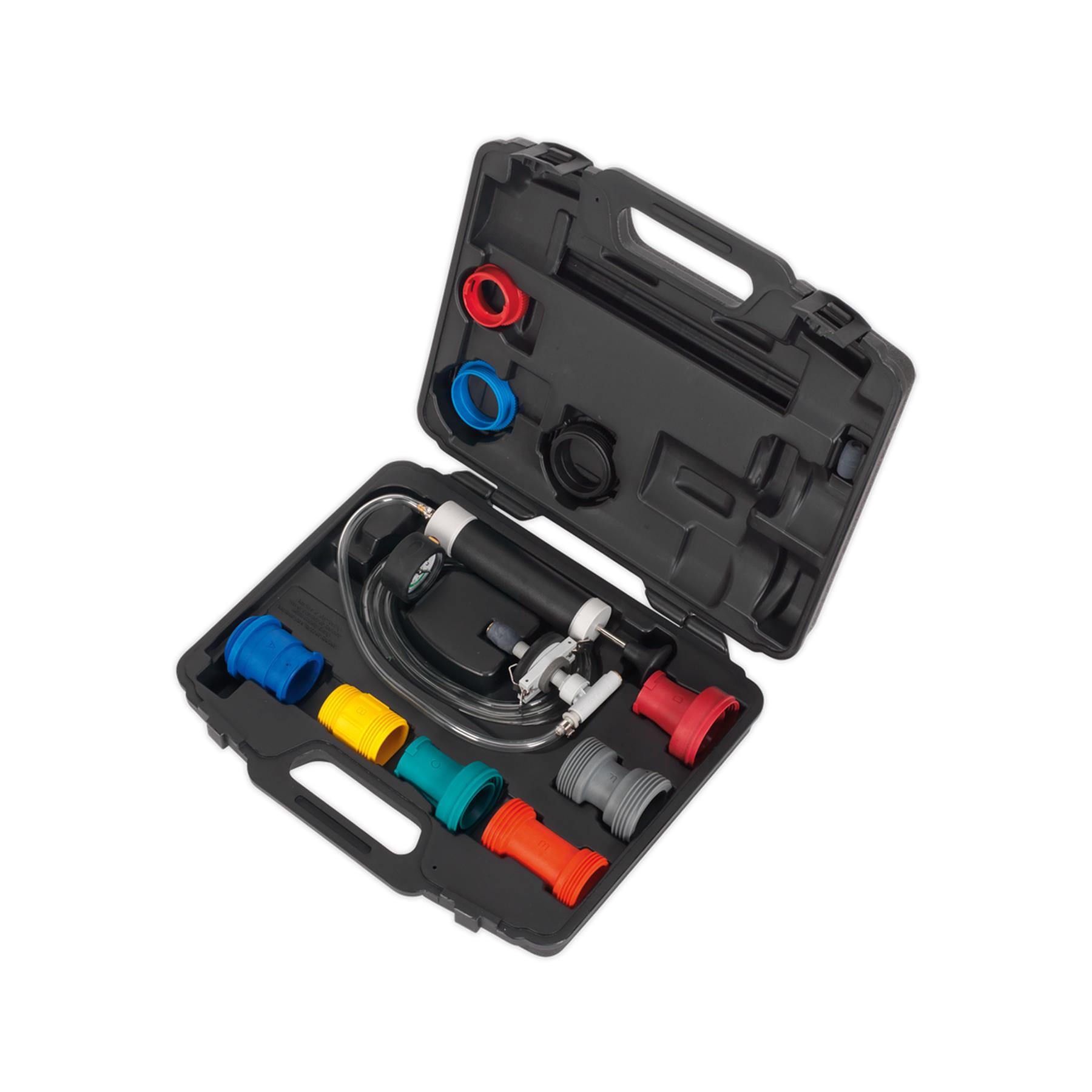 Sealey Cooling System & Cap Testing Kit Capless Storage Case