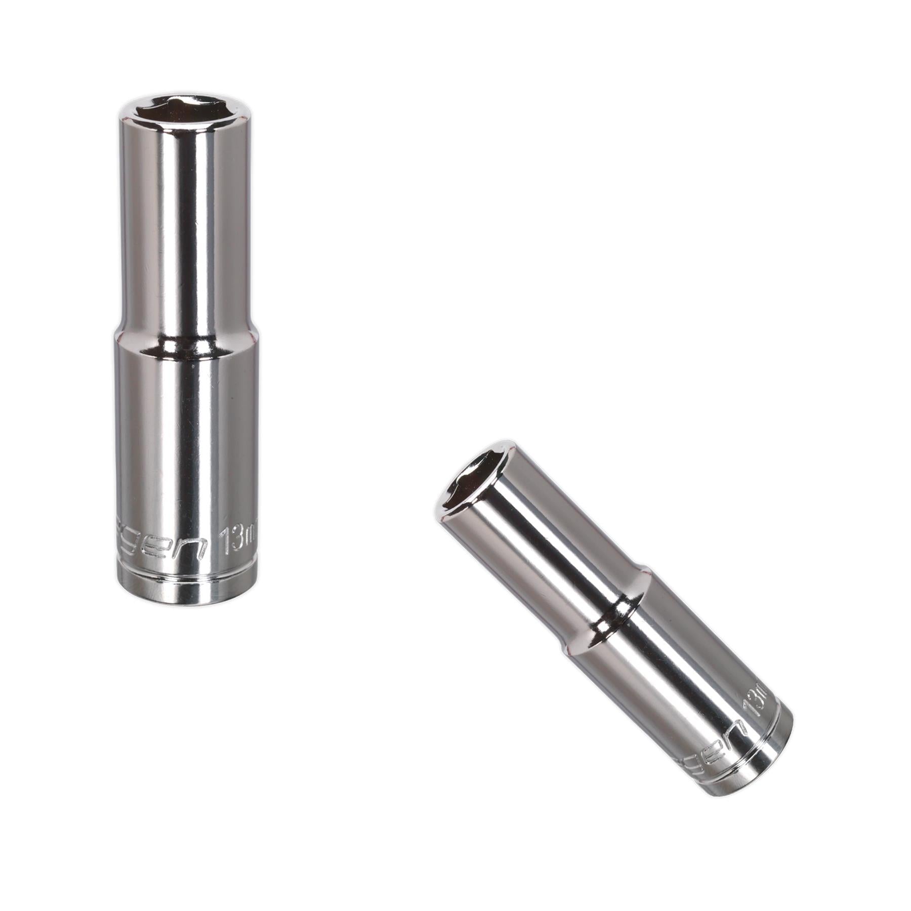 Sealey WallDrive® Socket 13mm Deep 1/2"Sq Drive