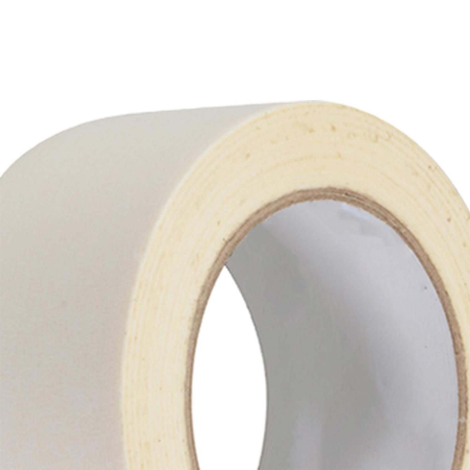 Low Tack Masking Tape Indoor Outdoor , Painting Decorating 50mm x 50m-12PC