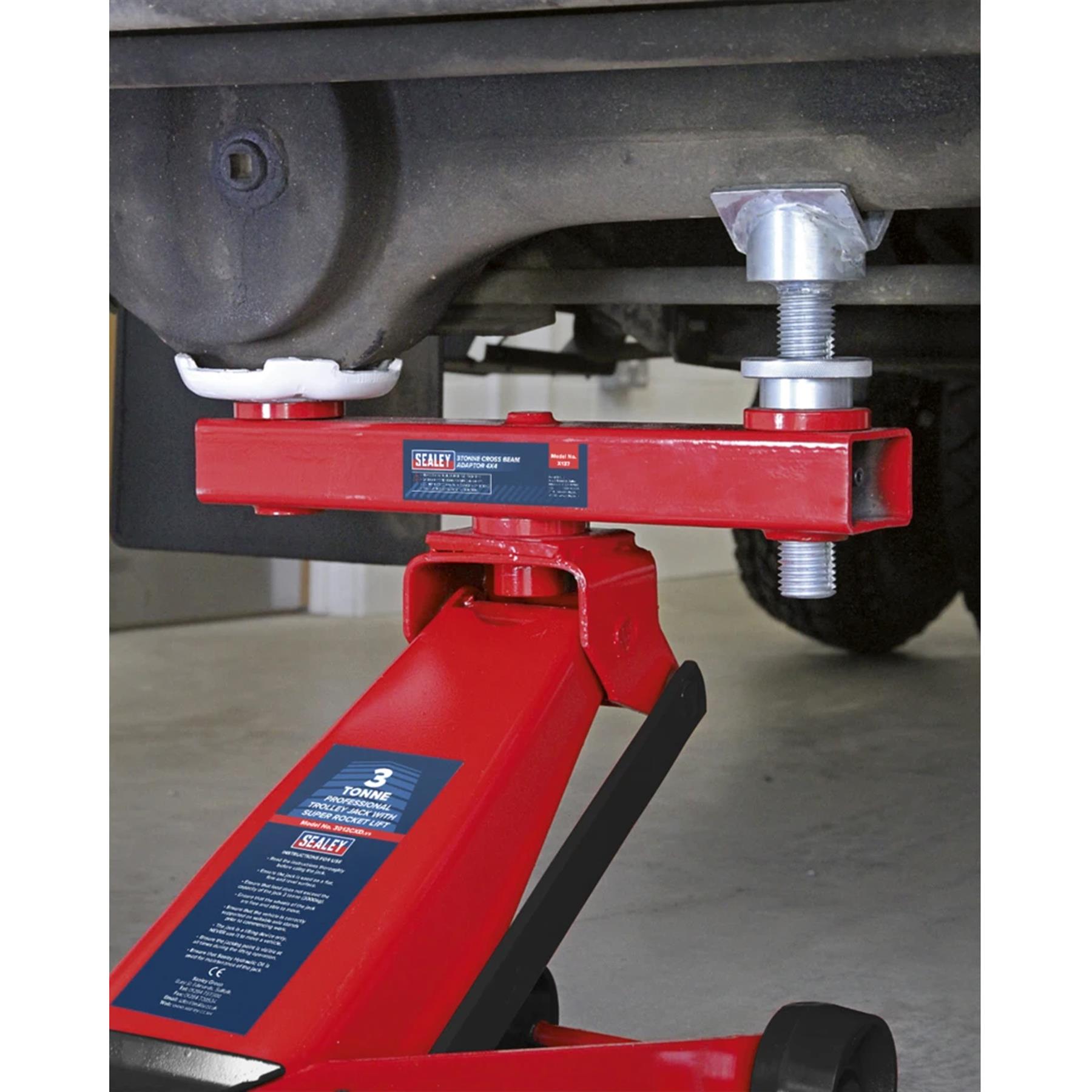 Cross Beam Adaptor 3tonne 4x4.Vehicle Lifting/Trolley Sealey