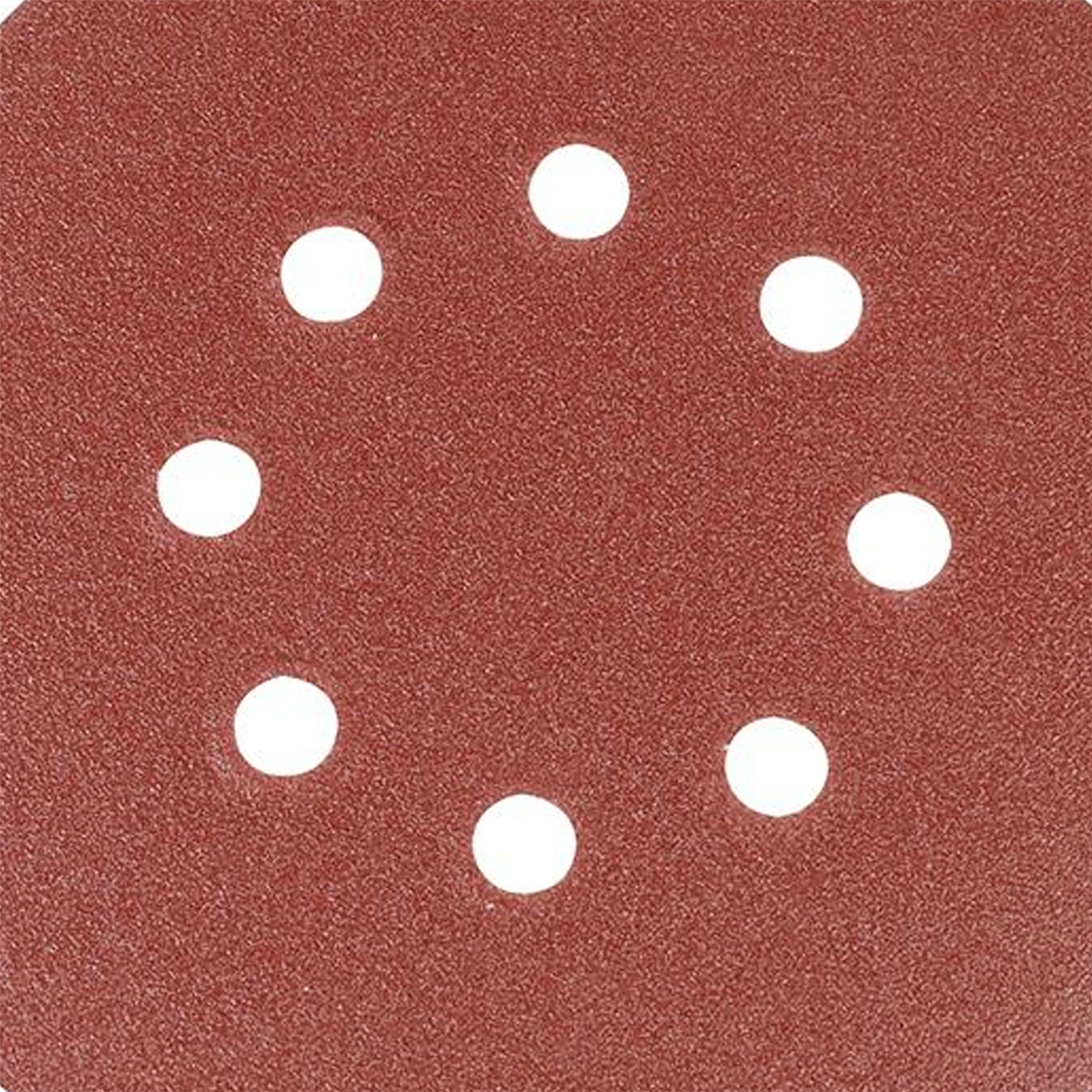 Punched Sanding Discs 150mm 10Pk Grit 80 Hook & Loop Aluminium Oxide New