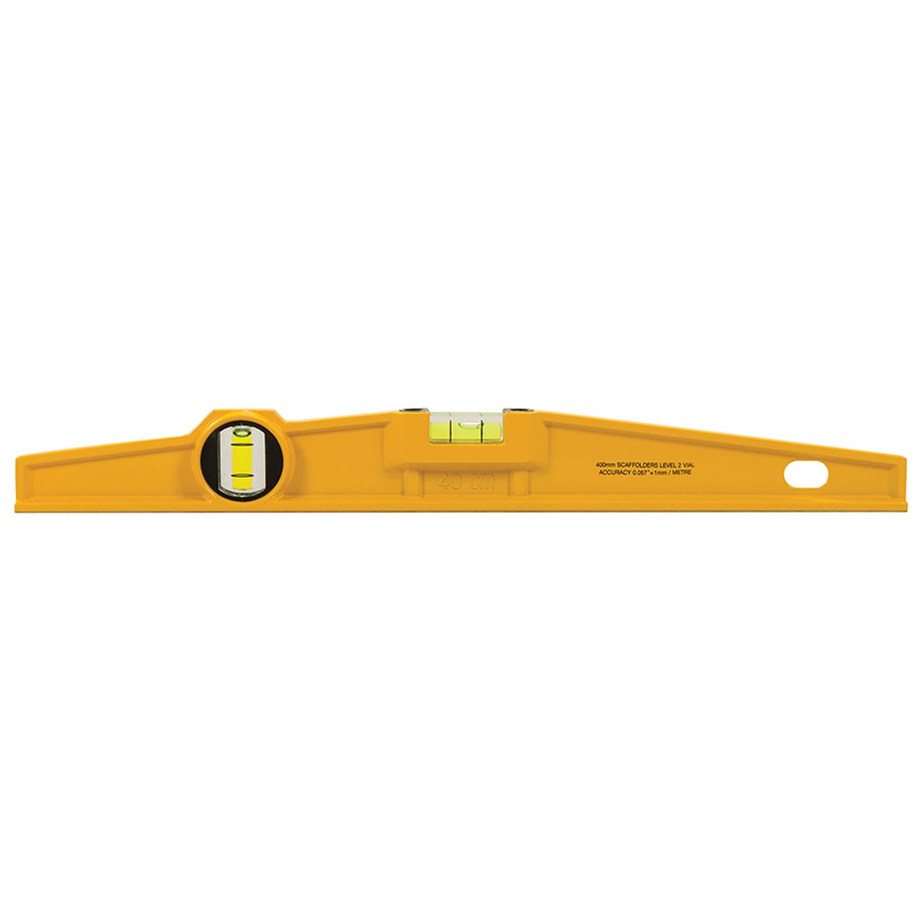 Heavy Duty Scaffolders Level 400mm Spirit Level Highly Accurate Builder Workshop