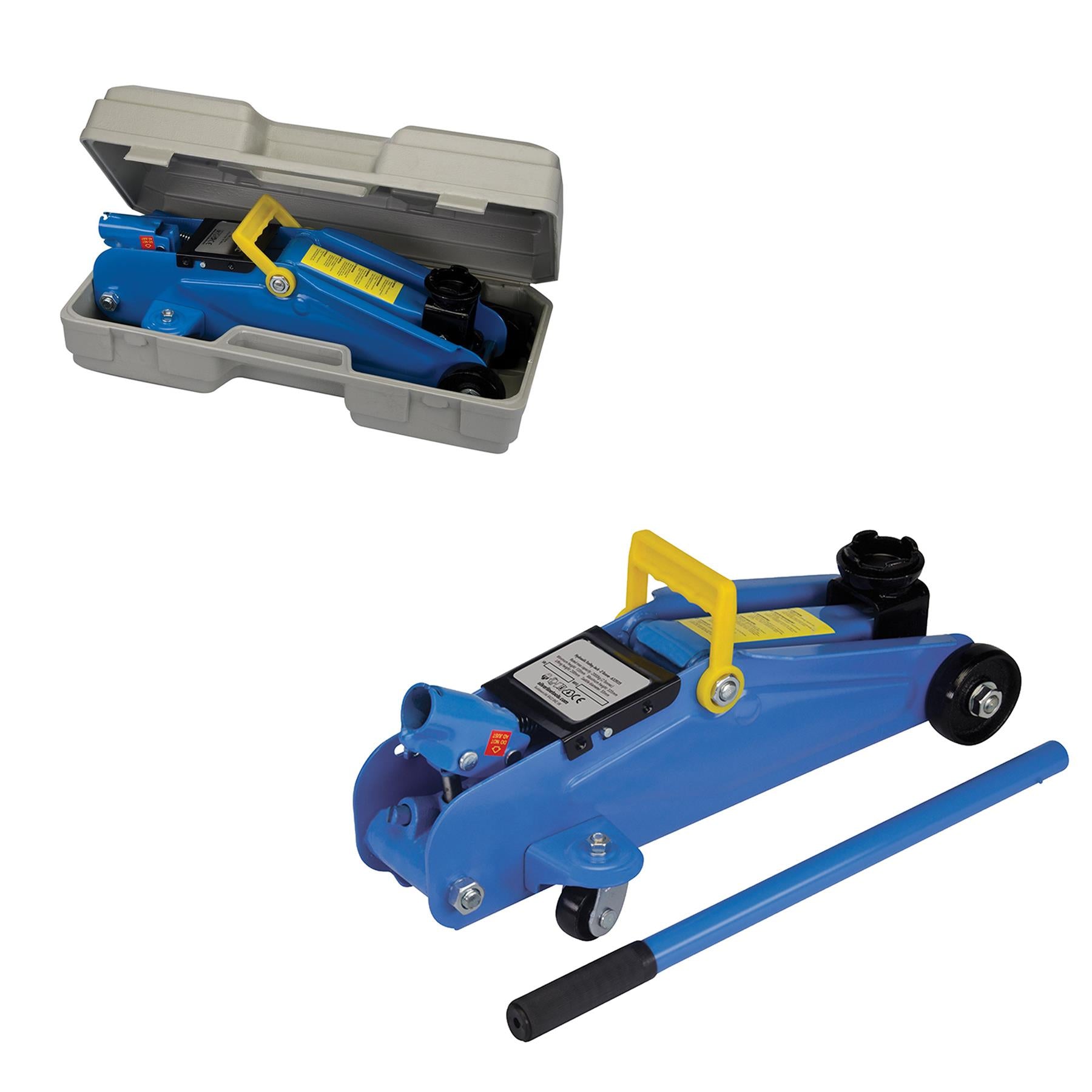Hydraulic Trolley Jack 2 Ton Tonne Lift Lifting - Home Garage Equipment