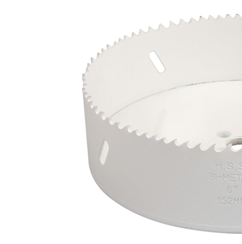Heavy Duty Bi-Metal Holesaw 152mm Variable Pitch Steel Wood Metal Pvc Fast Clean