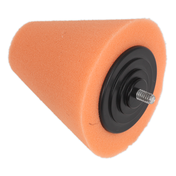 Sealey Buffing & Polishing Foam Cone Orange/Firm