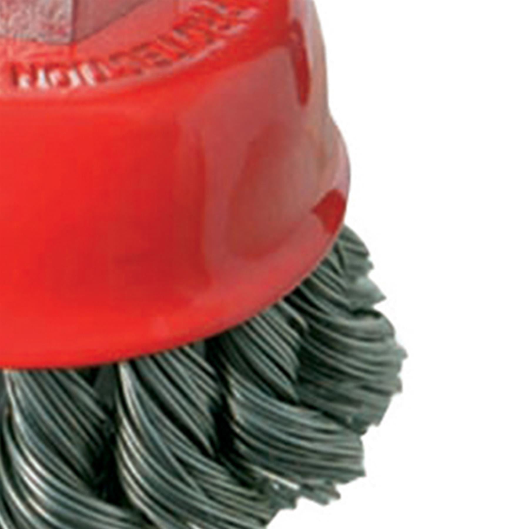 Steel Twist-Knot Bowl Cup 100mm Abrasive Grinding Paint Rust Removal DIY