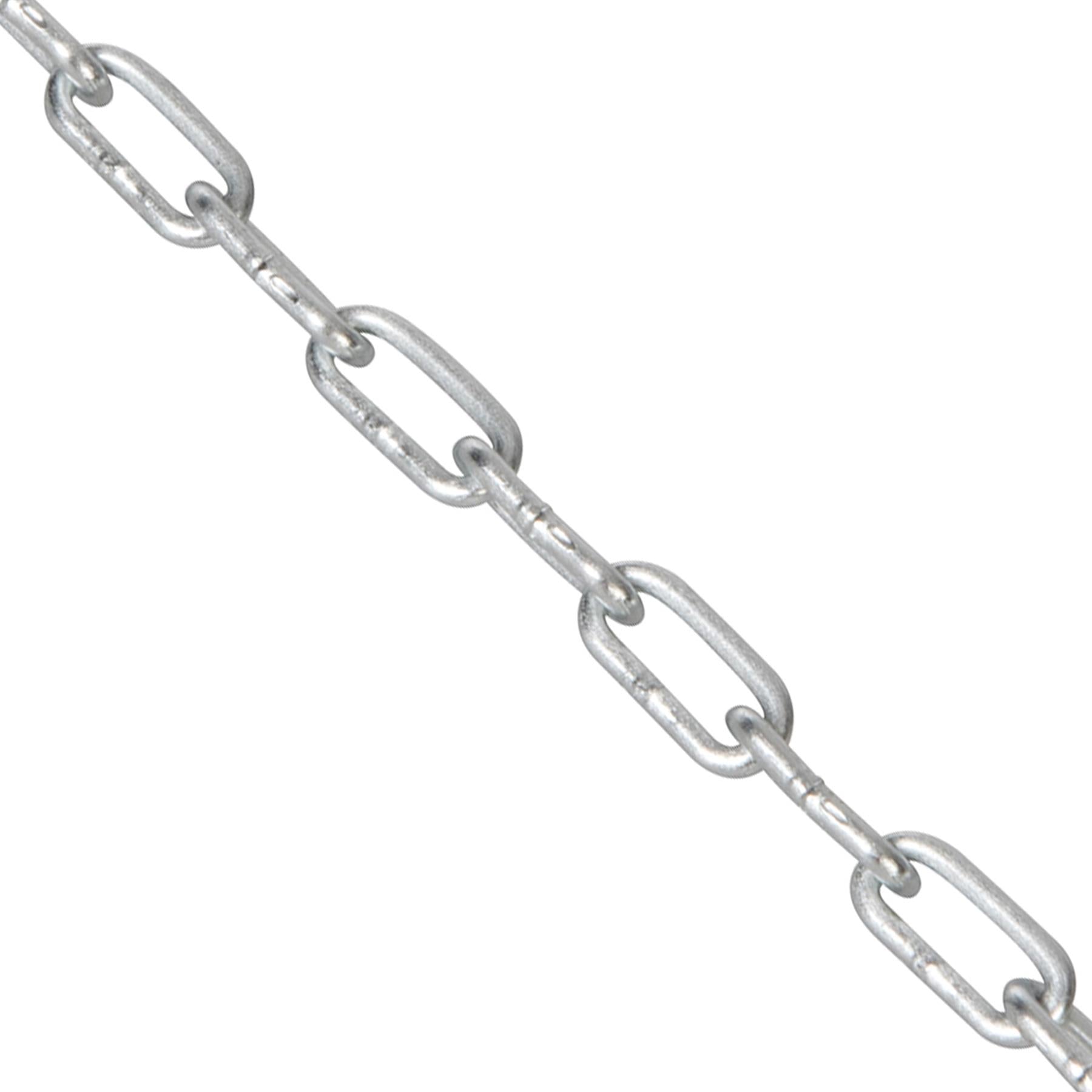 Electro Galvanised Chain 2mm X 2.5M Zinc-Plated For Corrosion Resistance