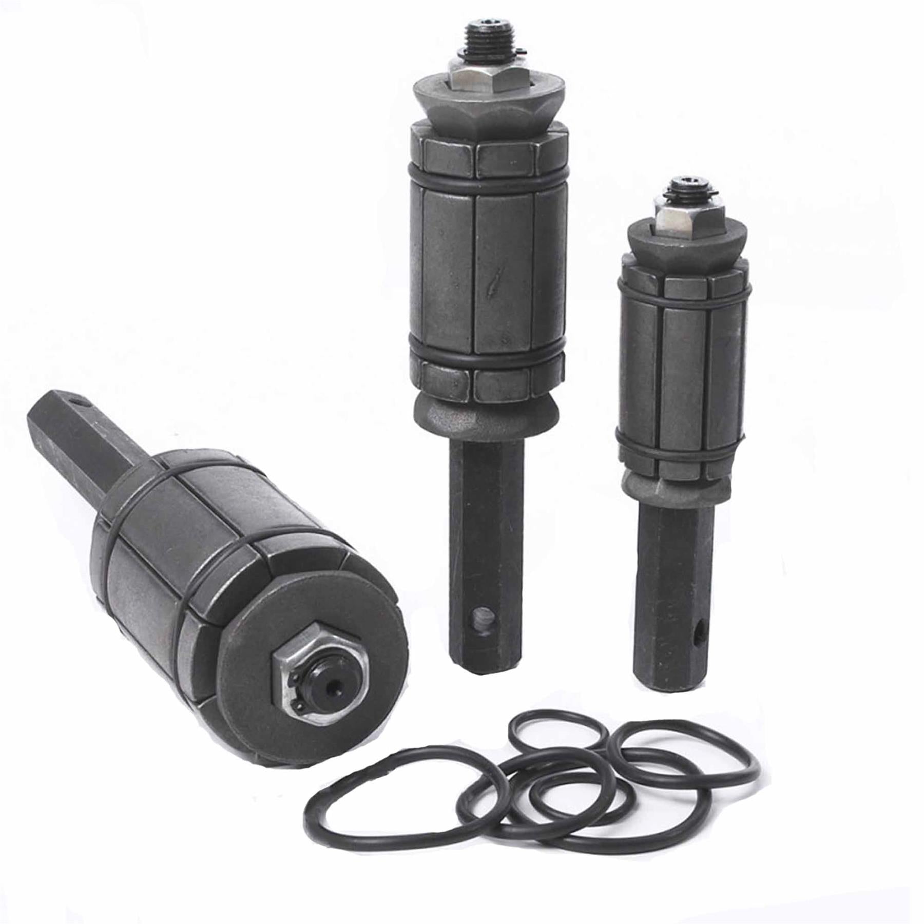 BlueSpot 3Pce Exhaust Pipe Expander Set Mufflers Tail Pipe 1-1/8" To 3-1/2" Storage Case