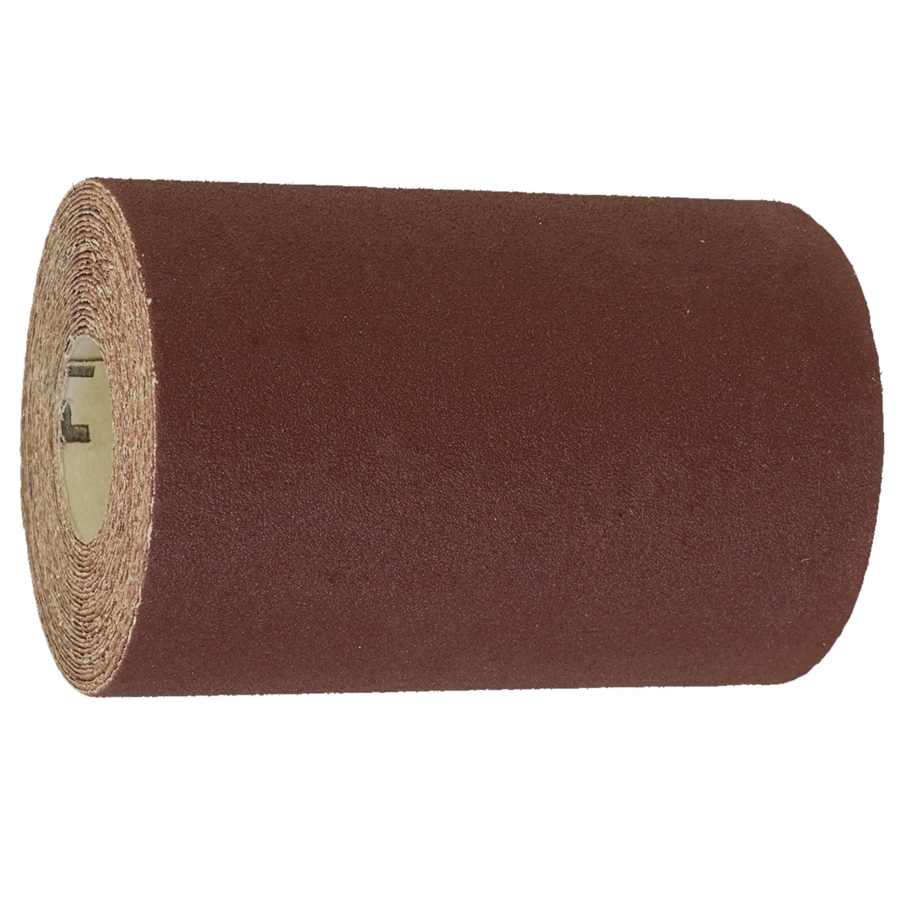 Production Sanding Roll 115mm x 5m - Fine 120Grit Sealey