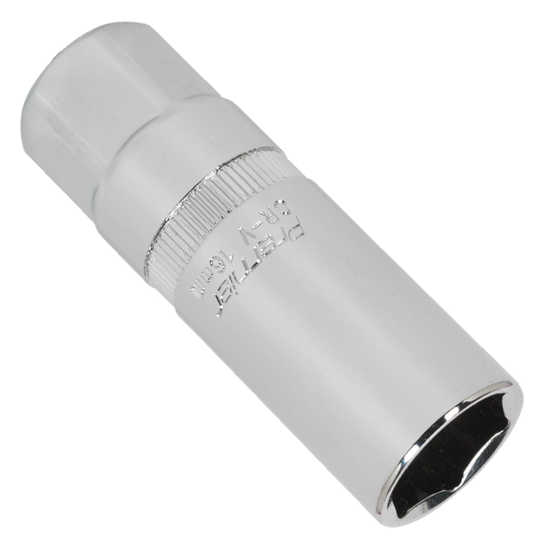 Sealey Spark Plug Socket 16mm 3/8"Sq Drive Chrome Vanadium