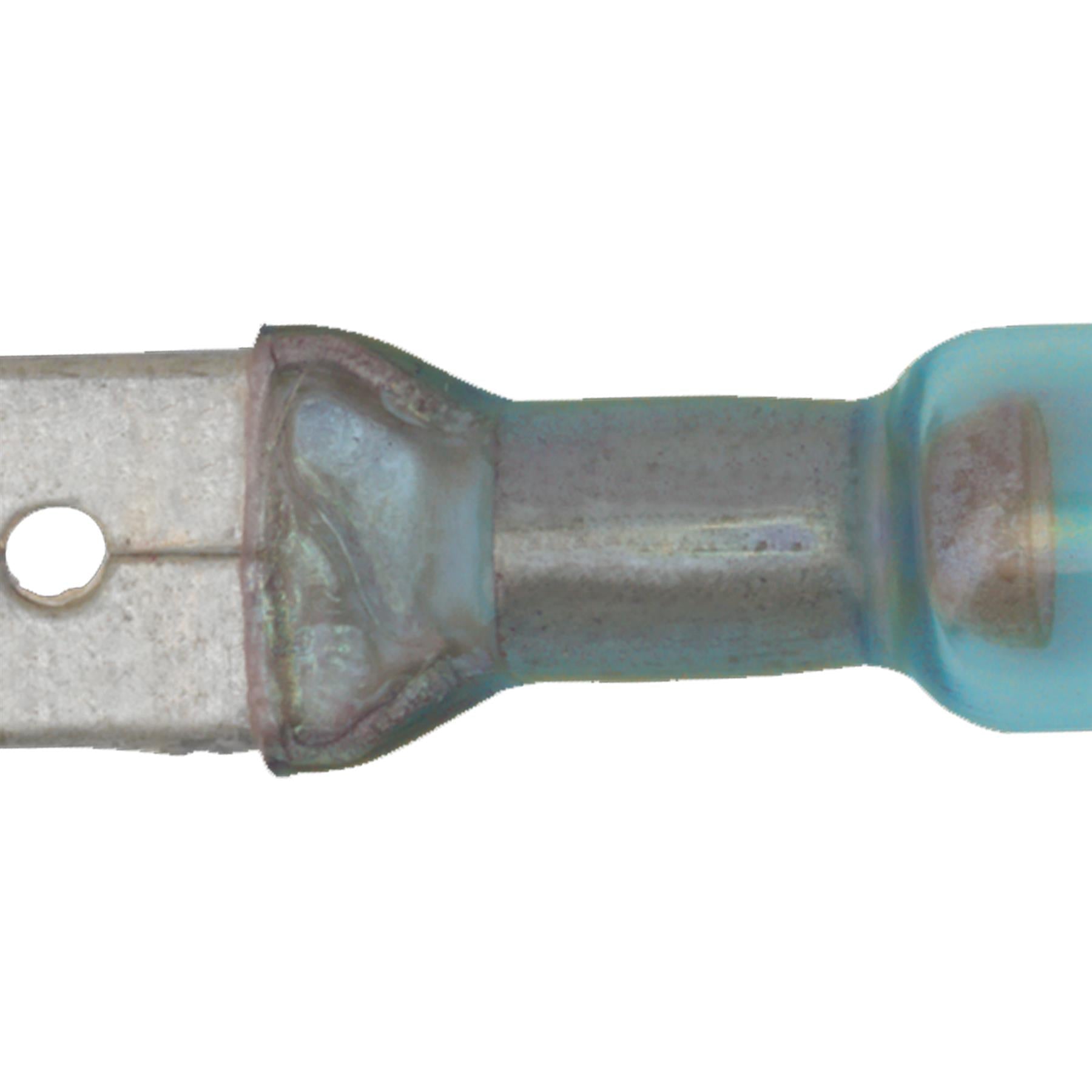 Sealey Heat Shrink Push-On Terminal 6.3mm Male Blue Pack of 25