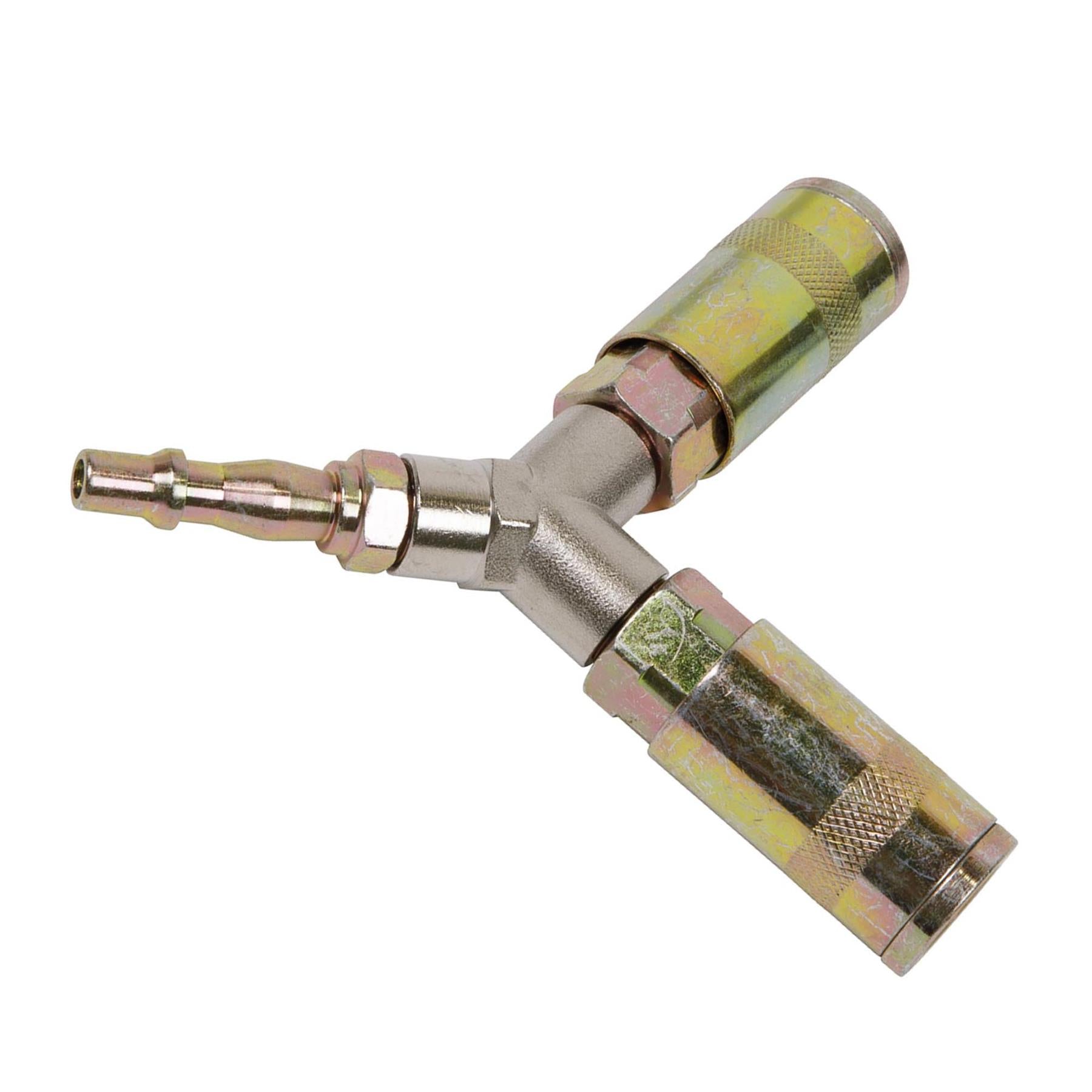 Sealey Twin Coupling Bodies Y Adaptor Air Line Connector Splitter ACX55