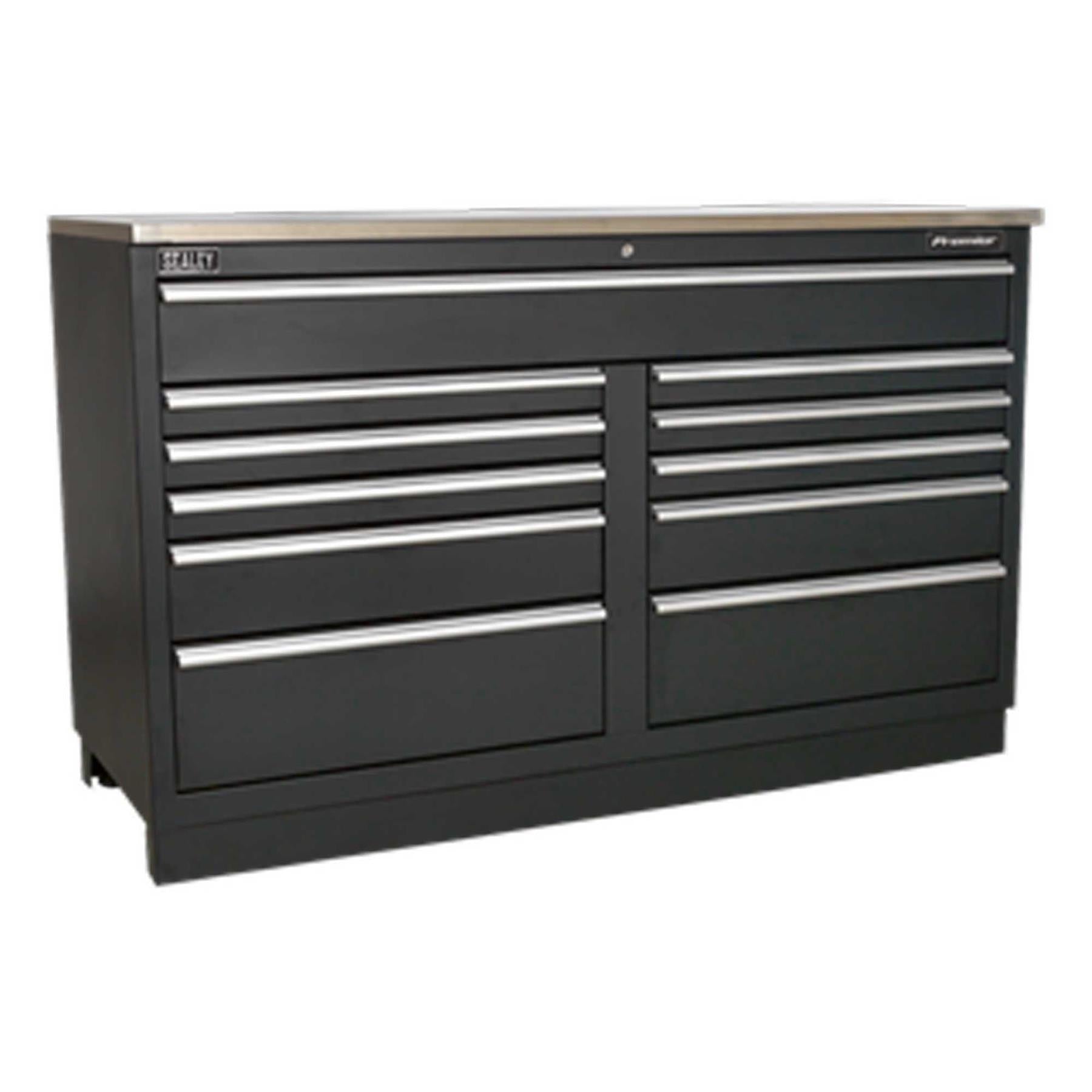 Sealey Premier 3.3m Storage System - Pressed Wood Worktop