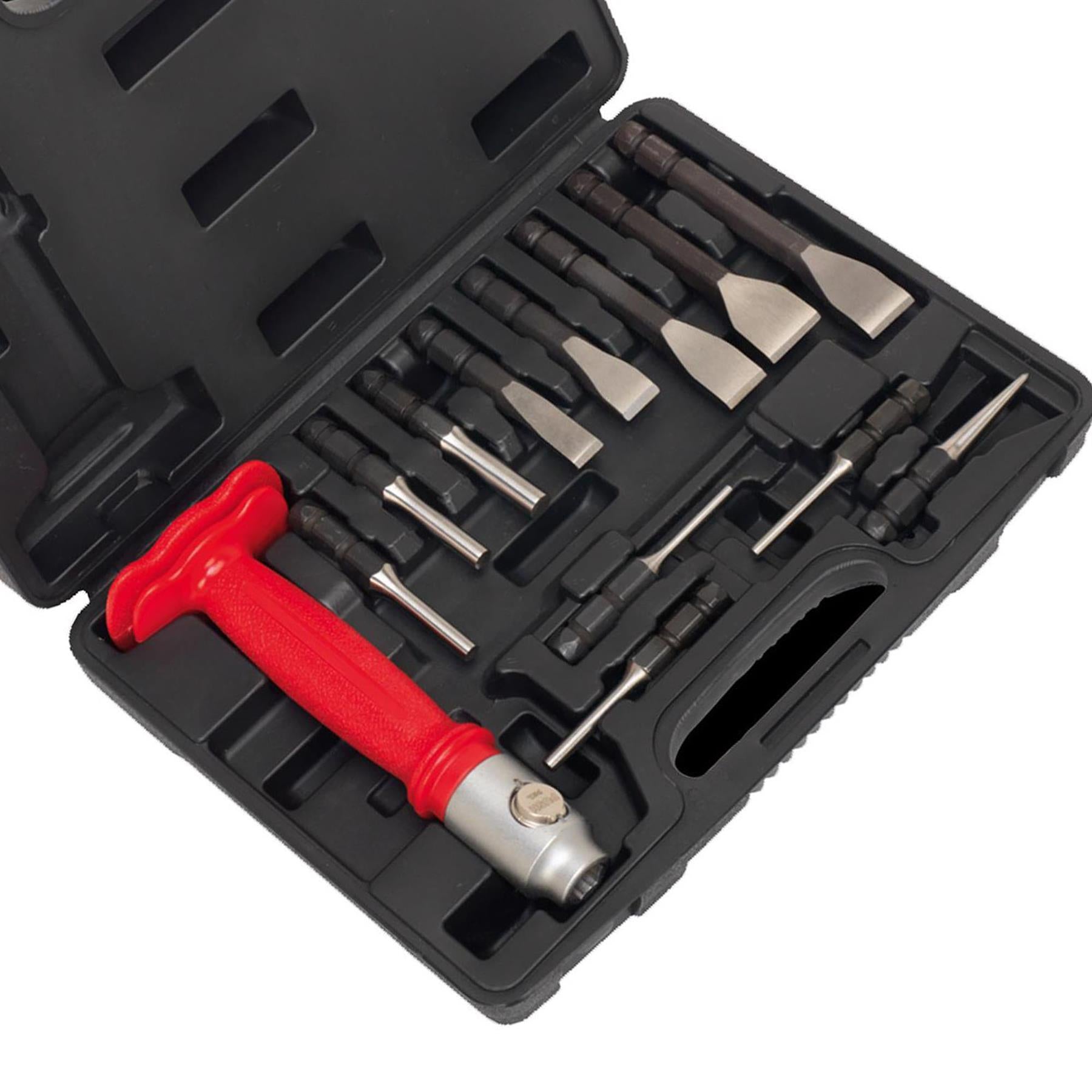 Sealey Interchangeable Punch & Chisel Set 13pc