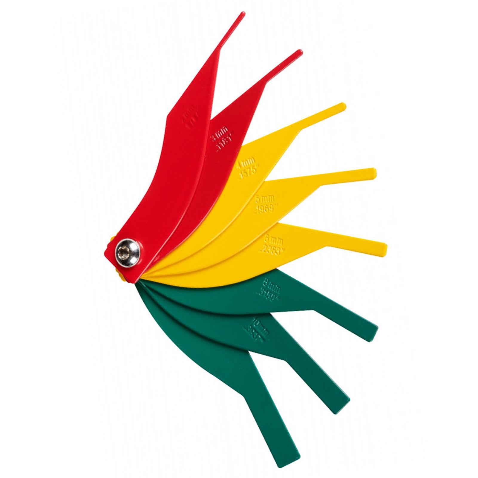 BlueSpot Brake Pad Thickness Gauge Thickness Measuring Brake Pad Gauge 2 - 12mm