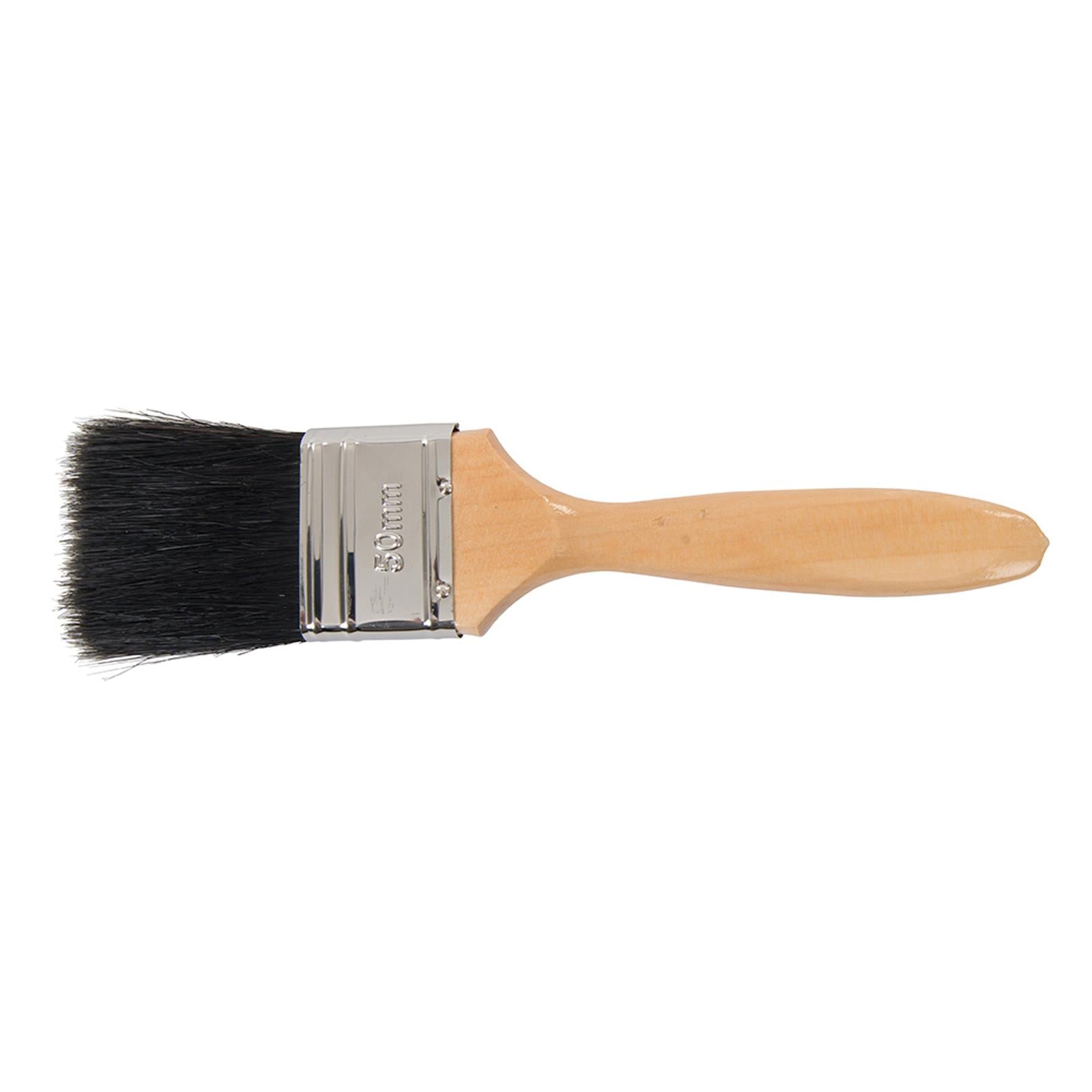 50mm Premium Paint Brush - Wood Handle Use Water & Oil-Based Coatings