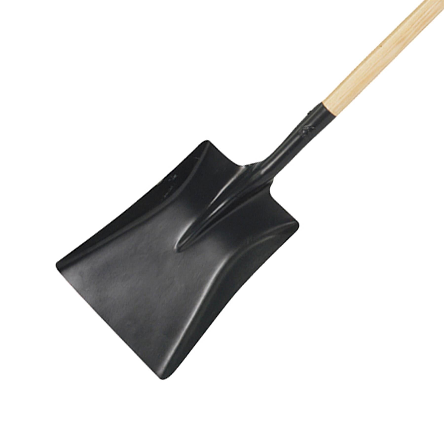 1100mm Square Mouth Shovel T Handle - Hardwood Shaft