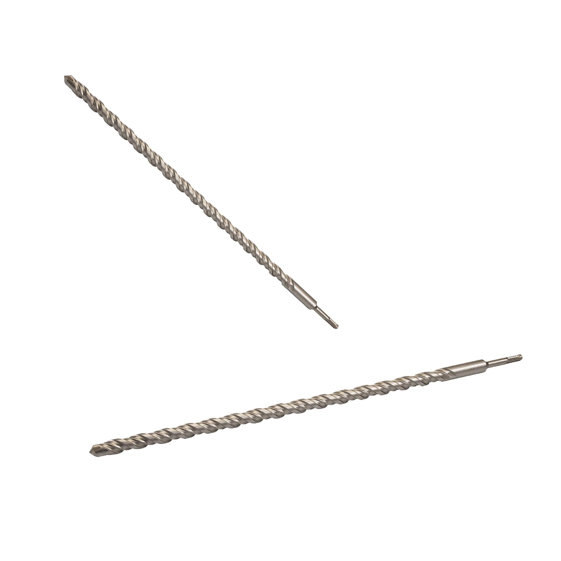 5 x SDS+ PLUS MASONRY DRILL BIT 24 x 600mm, TUNGSTEN CARBIDE TIP, FOR STONE CONCRETE BRICK
