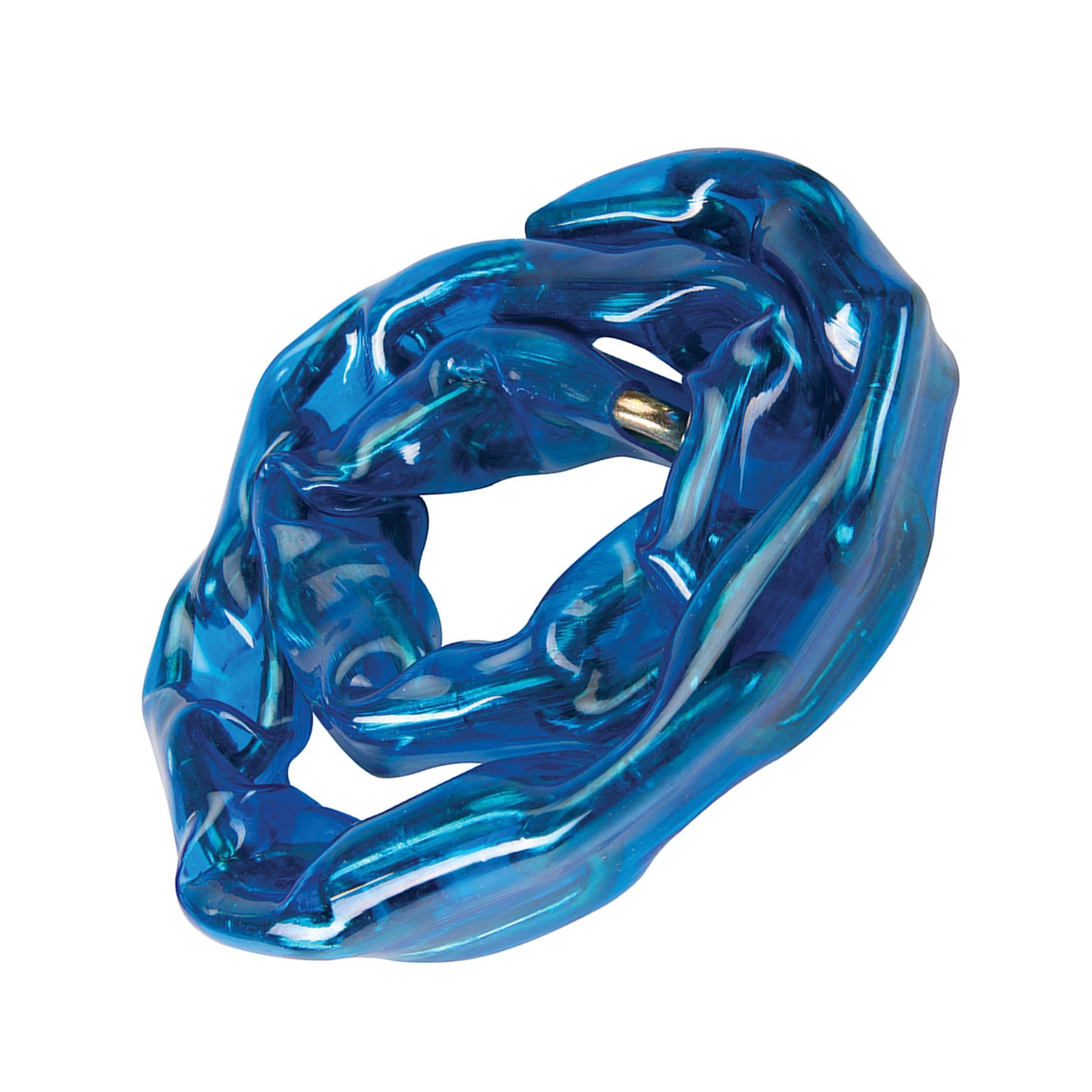 Steel Security Chain Round 900mm Tough Rounded Hardened Steel Links Pvc Sheath