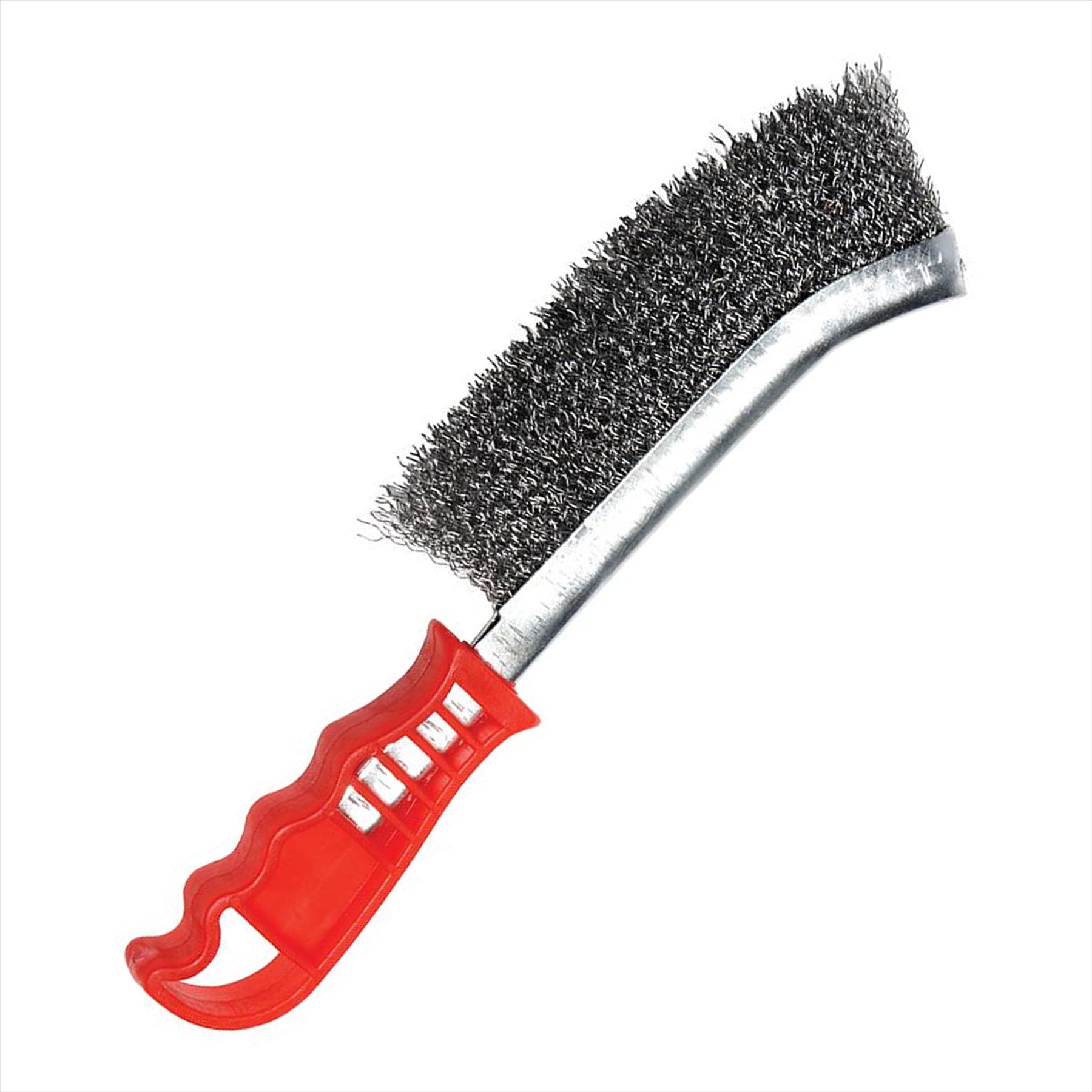 Wire Brush Steel Polyurethane Handle Heavy Cleaning Brush Hand Tools New