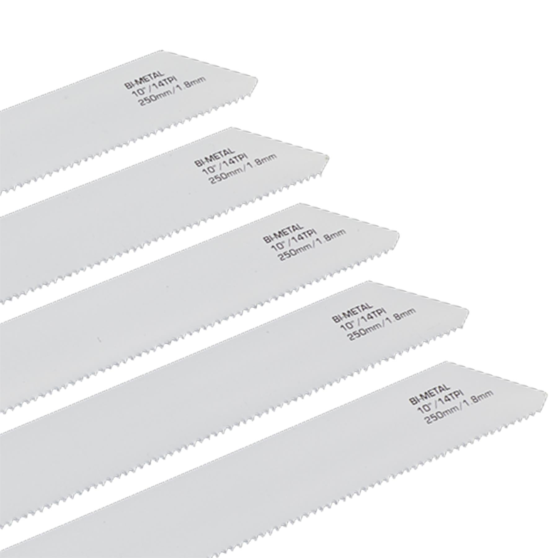 Sealey Reciprocating Saw Blade 250mm 14tpi - Pack of 5