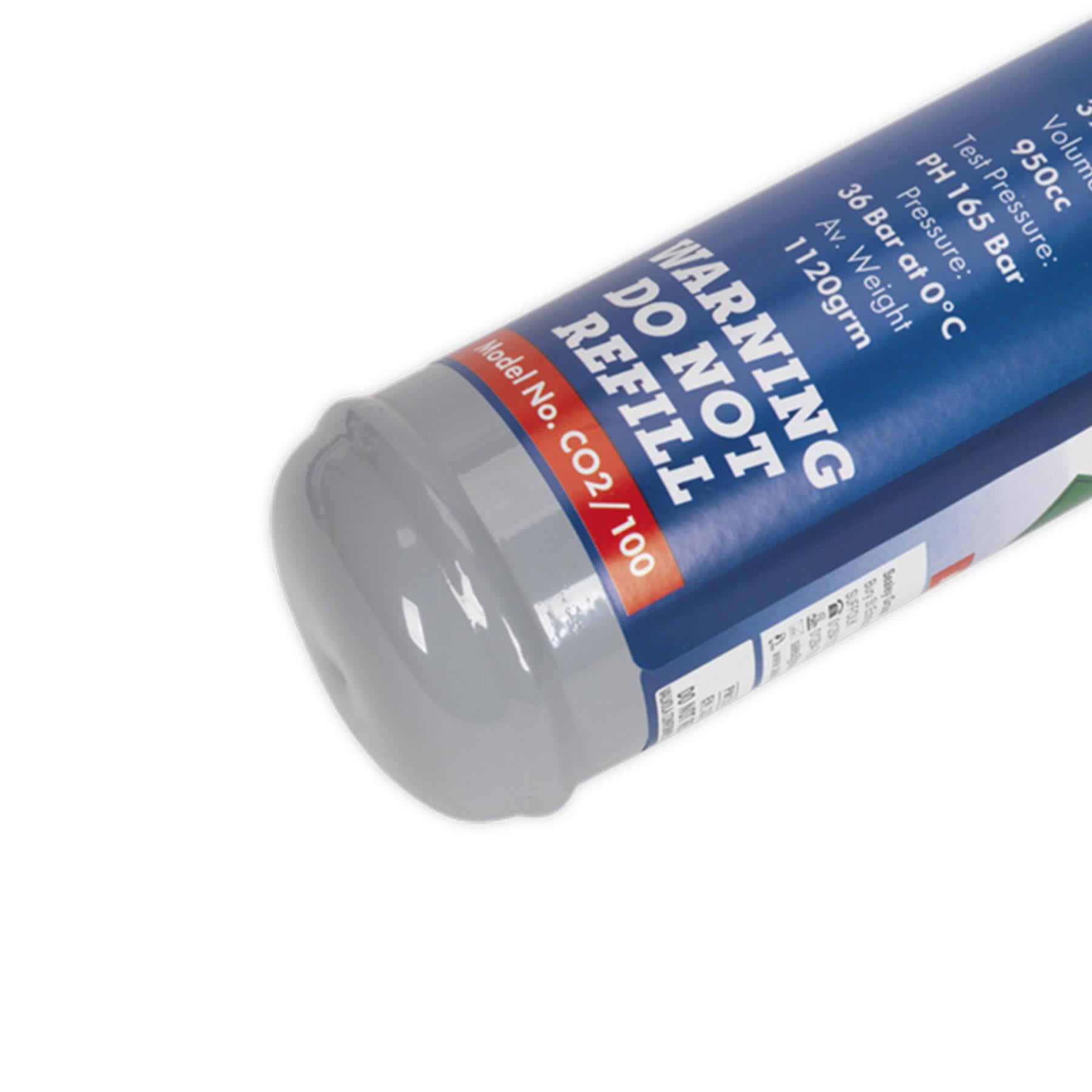 Sealey Gas Cylinder Disposable Carbon Dioxide 390g