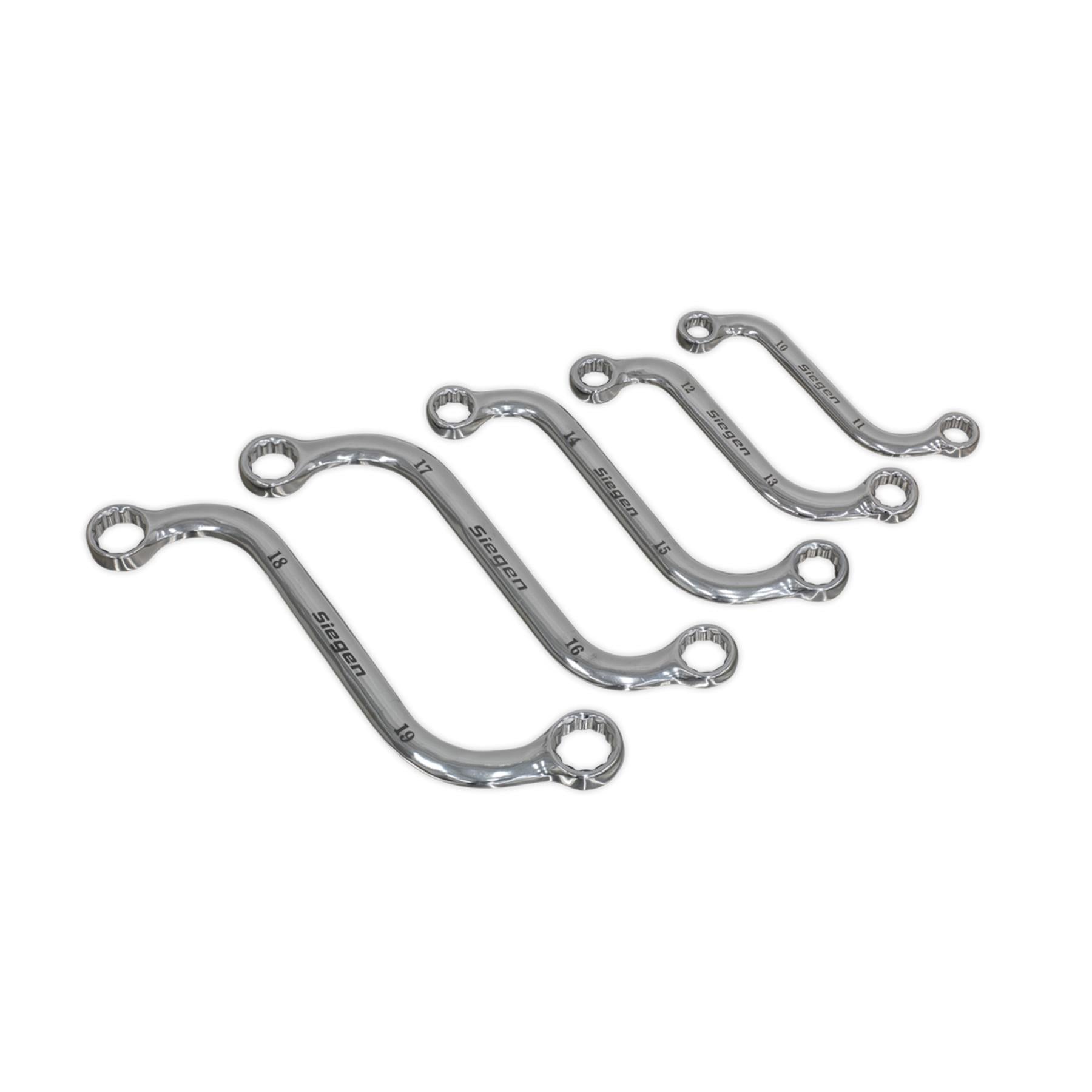 Sealey S-Spanner Set 5pc Metric