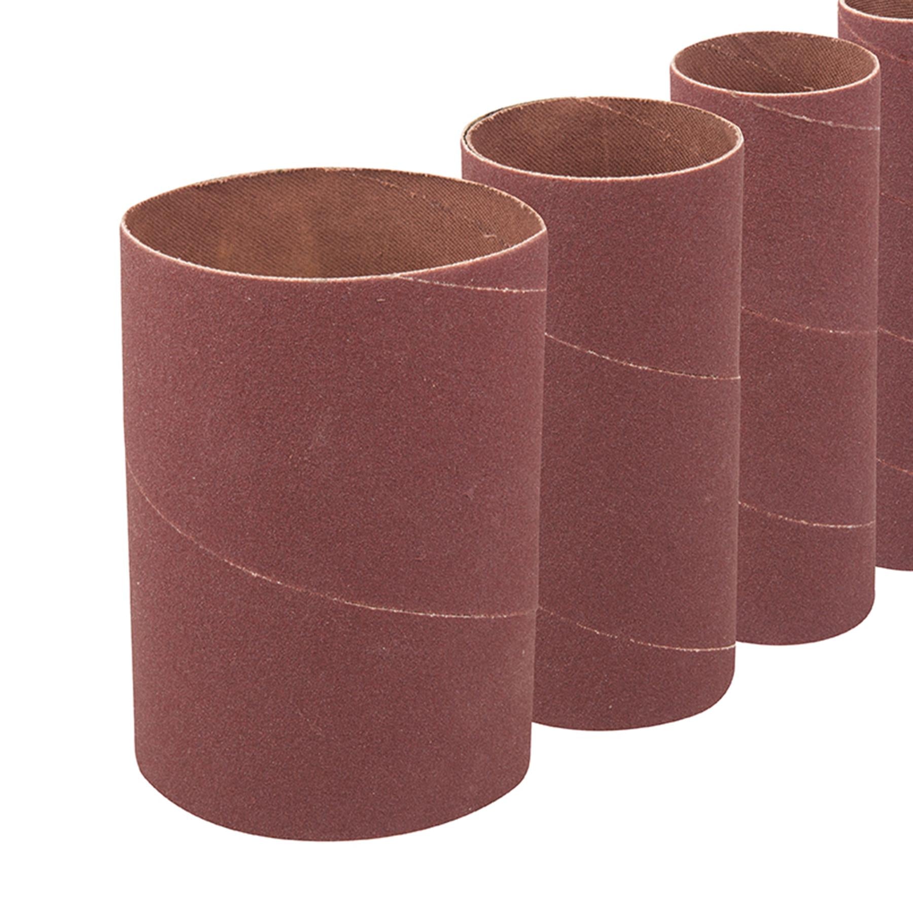 140mm Bobbin Sleeve Set 6Pce 60 Grit Sanding Curves Bends Spindle DIY Tool