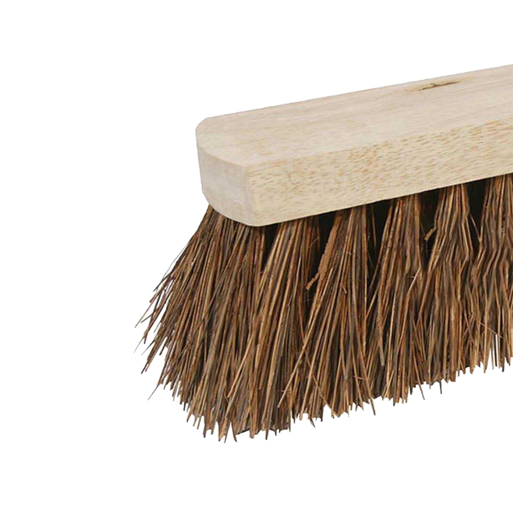 BRUSH BRUSHES BROOM BROOMS HEAD HEADS STIFF COCO BRISTLES SIZES 12"