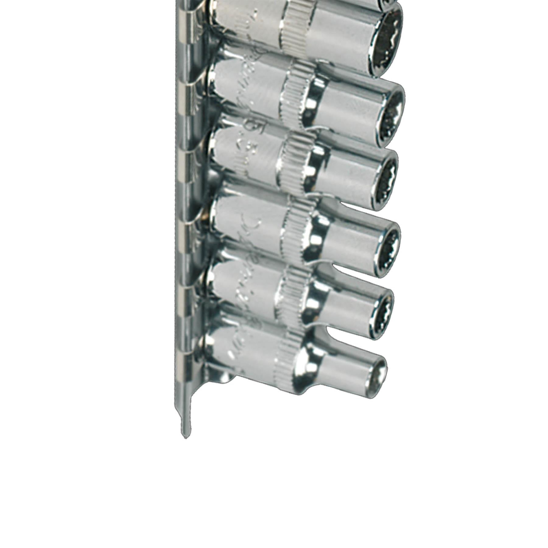 Sealey Socket Set 13pc 1/4"Sq Drive 12pt WallDrive Metric